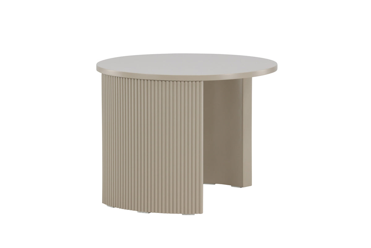 Bristol Sofa Tisch φ60 in Beige präsentiert im Onlineshop von KAQTU Design AG. Beistelltisch ist von Venture Home