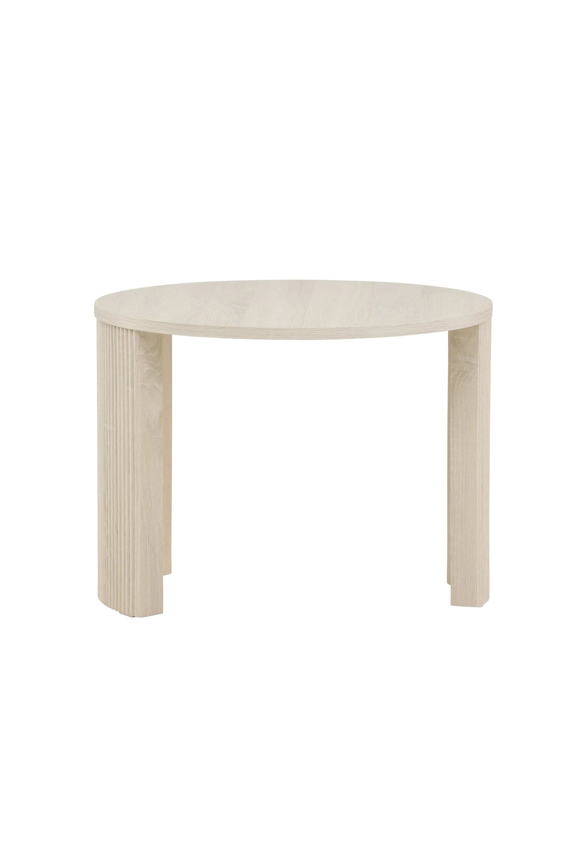 Der Bristol Sofatisch von Venture Home: stilvoll, funktional, aus robustem MDF in Weißwasch-Optik, ideal für jeden Raum.