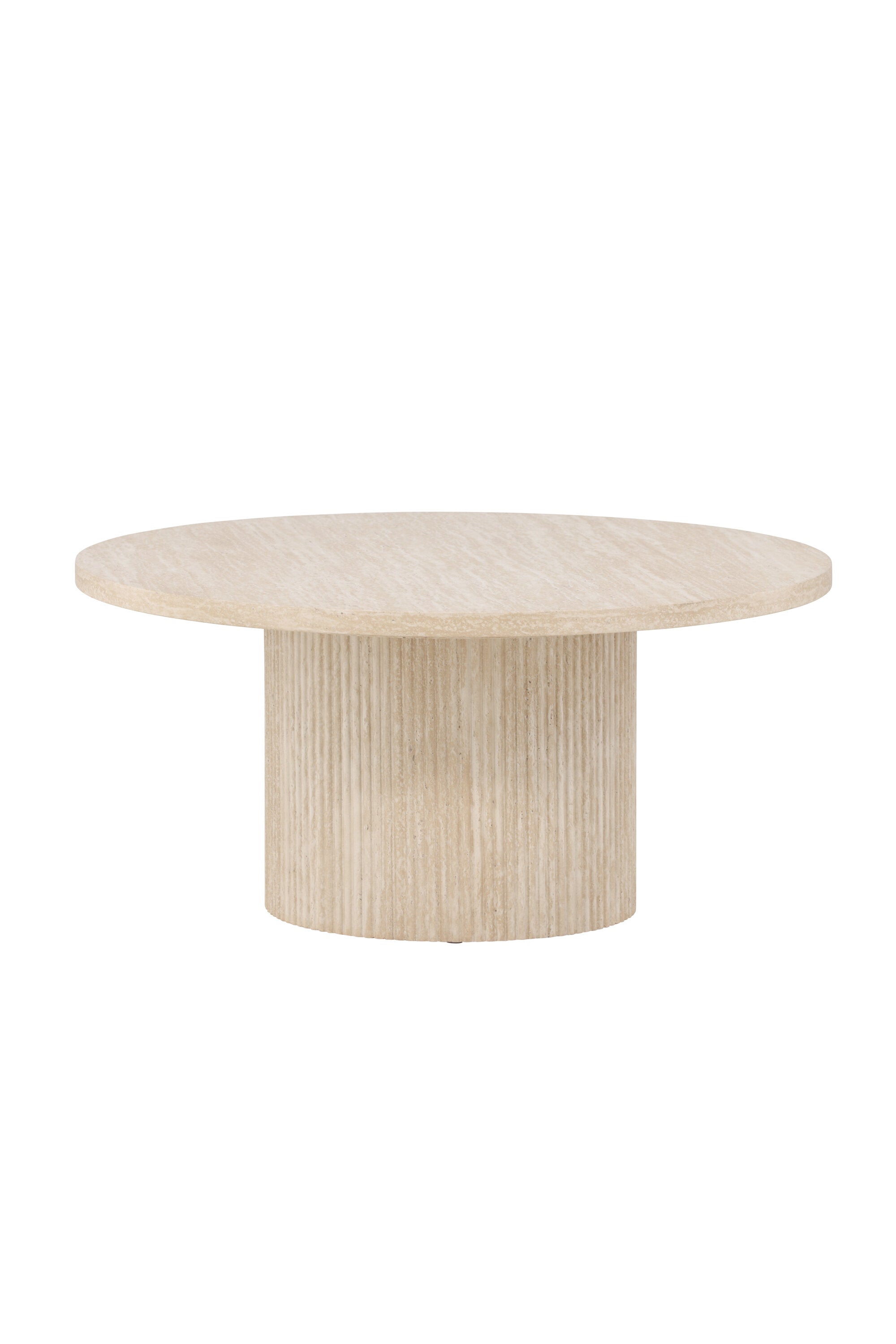 Der Härön Sofatisch von Venture Home (ø80 cm) überzeugt mit stilvollem Design und ist ideal für zeitgemäße Wohnräume.