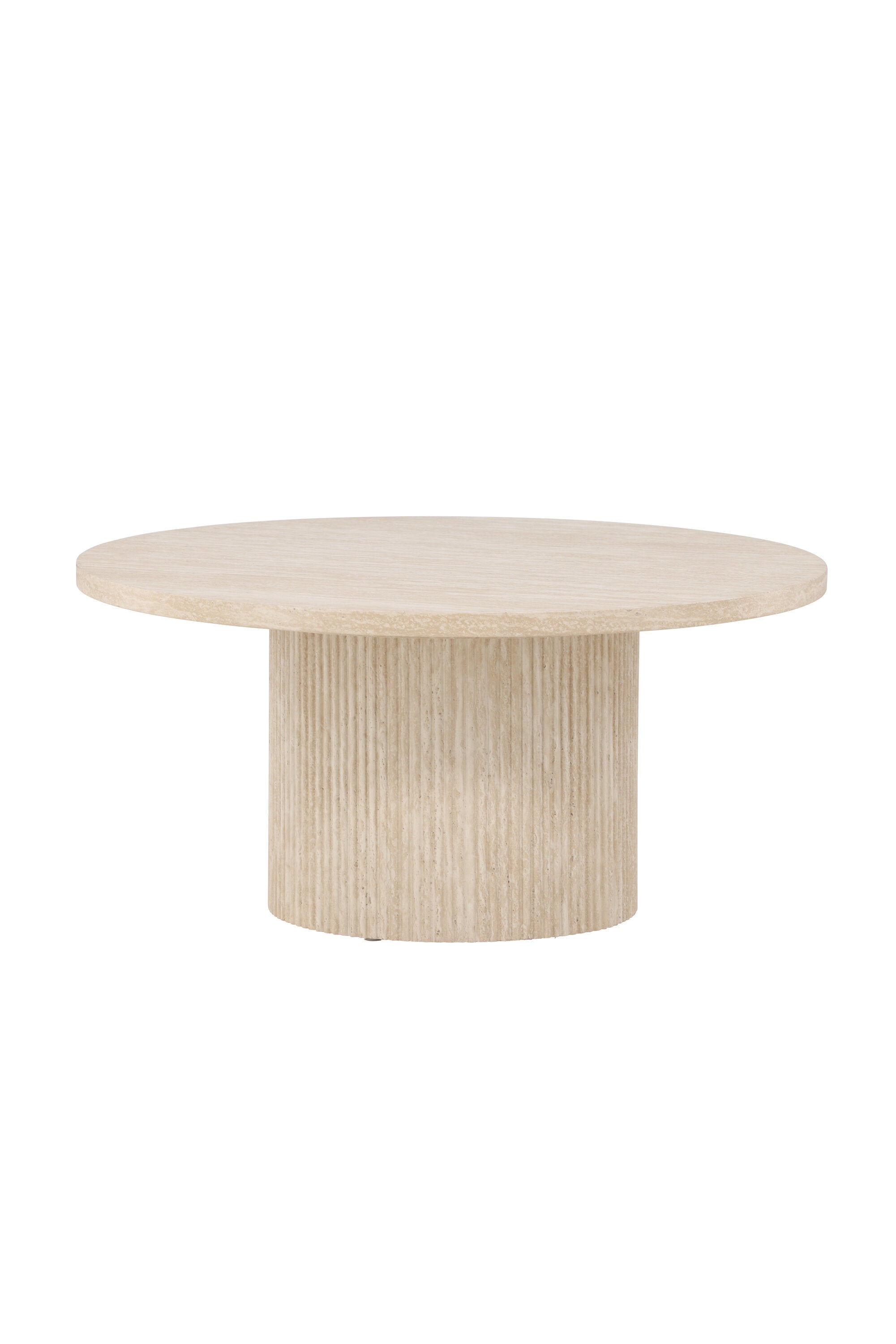 Der Härön Sofatisch von Venture Home, ø80 cm, überzeugt mit modernem Design, ideal für stilvolle und funktionale Wohnräume.