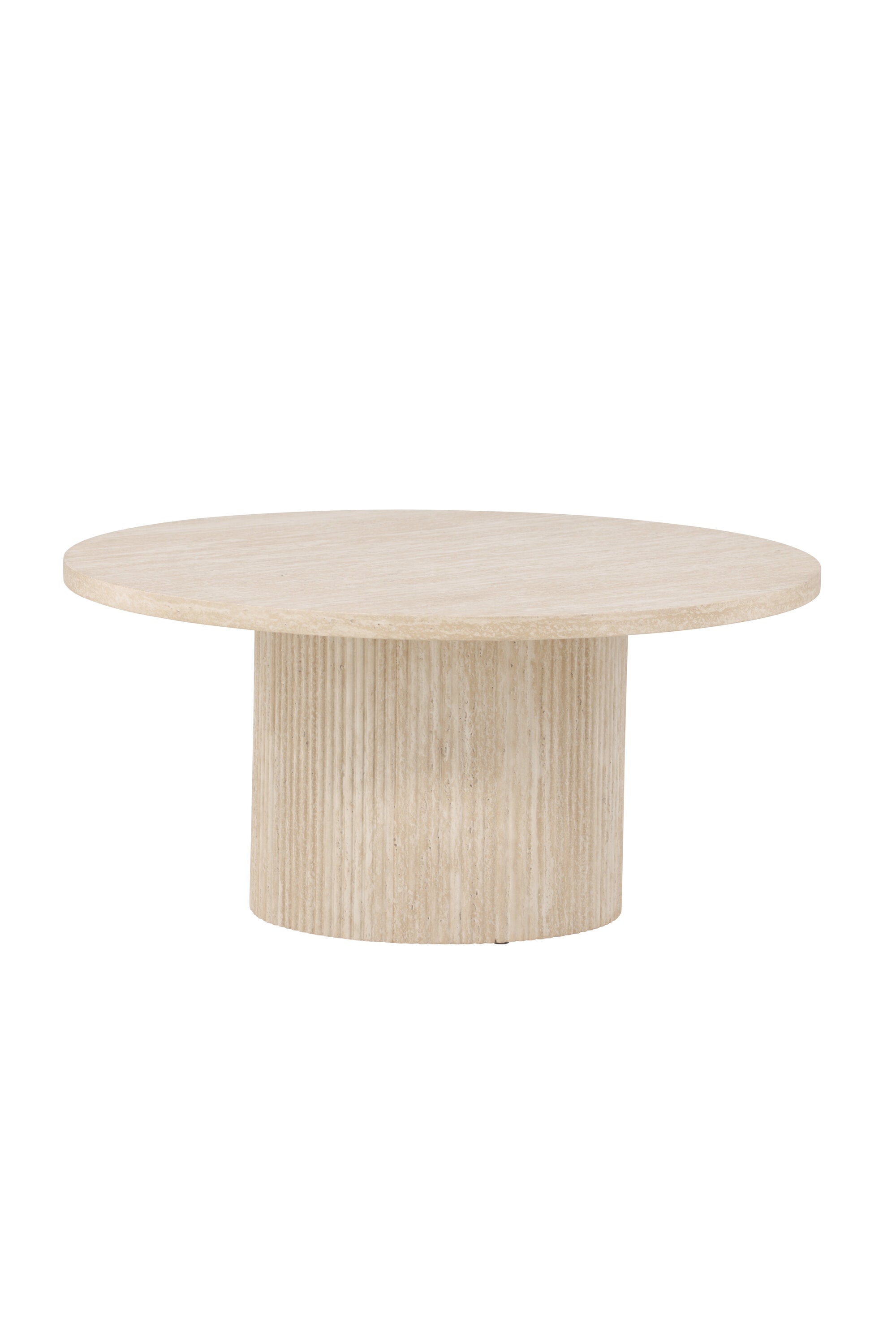 Der Härön Sofatisch (ø80 cm) von Venture Home überzeugt mit elegantem Design und ist ideal für moderne Wohnräume geeignet.