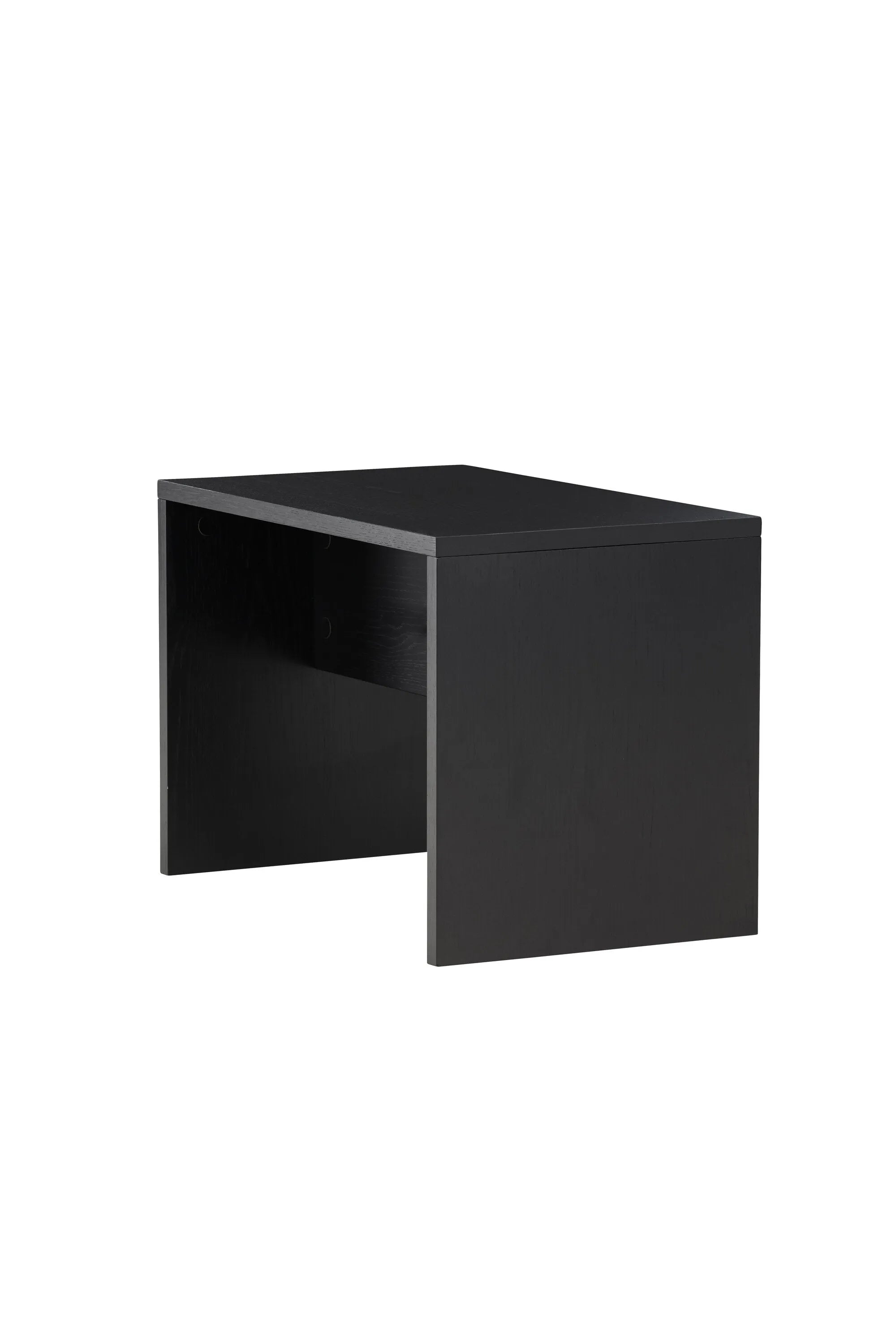 Eleganter Sofatisch aus schwarzem MDF, ideal für moderne Räume. Vielseitig als Ablage oder Dekoration nutzbar.