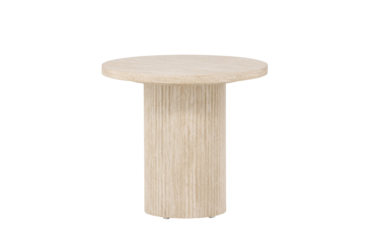Härön Sofatisch ø50 in Beige präsentiert im Onlineshop von KAQTU Design AG. Beistelltisch ist von Venture Home