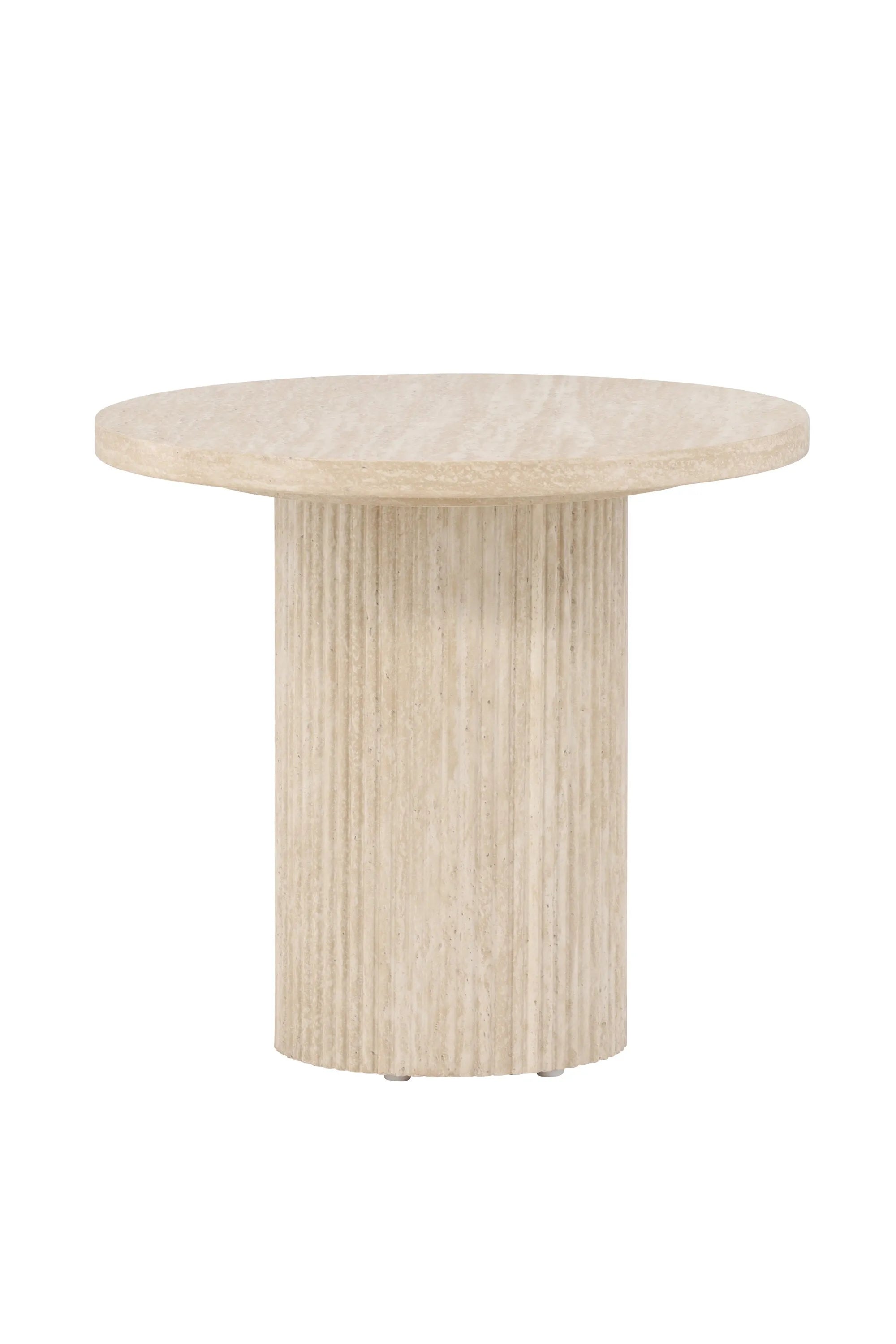 Der Härön Sofatisch von Venture Home, ø50 cm, besticht durch modernes Design und Funktionalität für ein elegantes Wohnambiente.