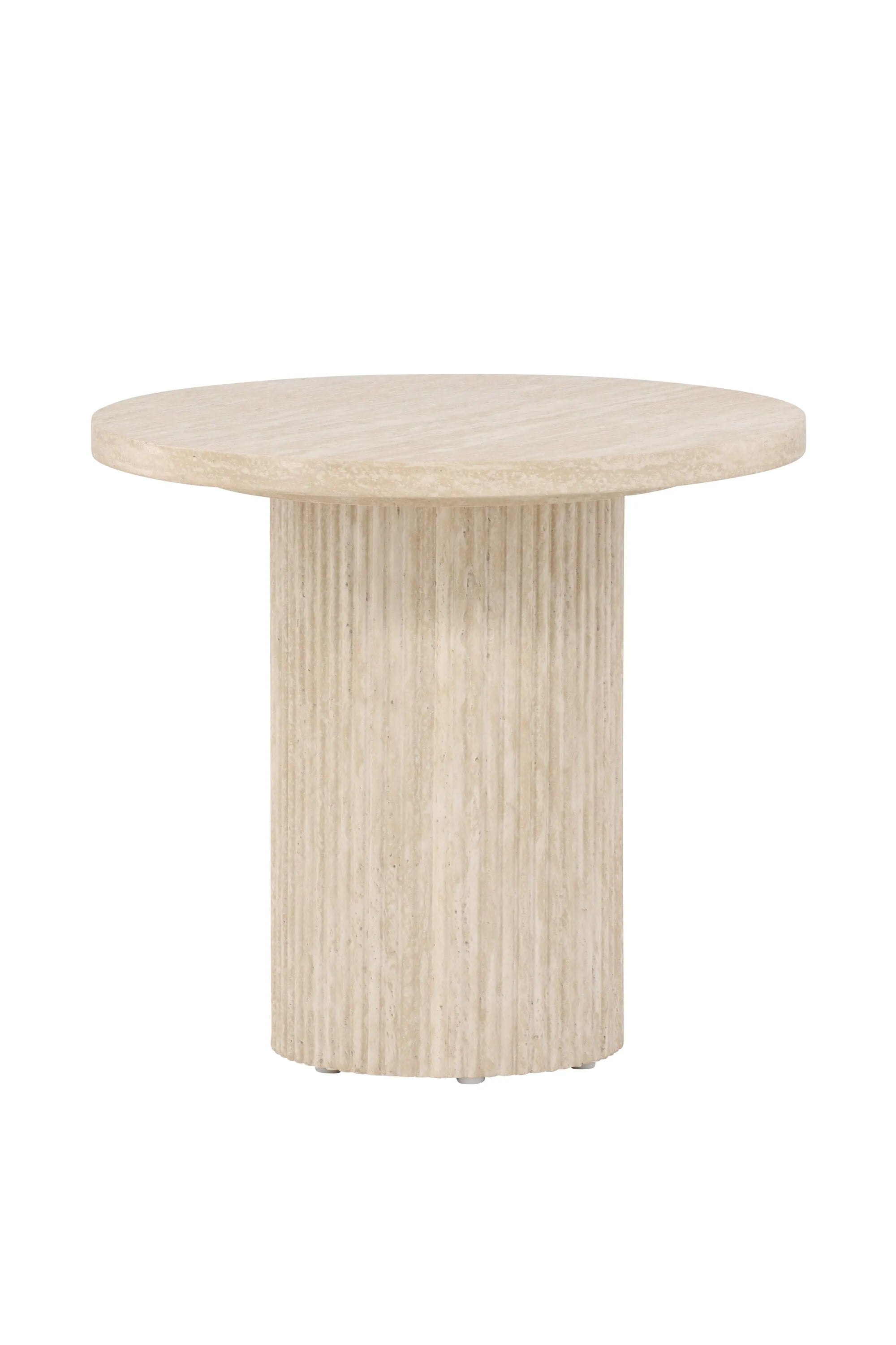 Der Härön Sofatisch von Venture Home, ø50 cm, vereint stilvolles Design mit praktischer Funktionalität für Ihr modernes Zuhause.
