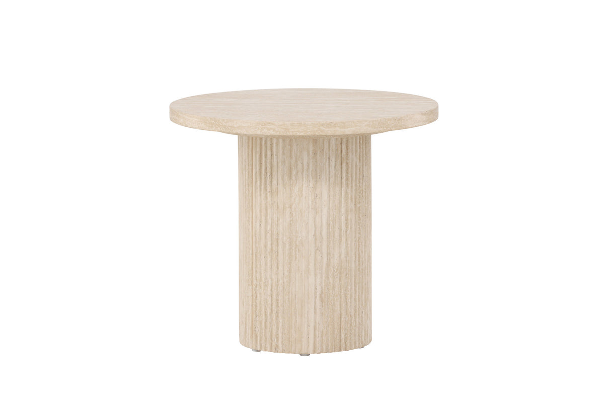 Härön Sofatisch ø50 in Beige präsentiert im Onlineshop von KAQTU Design AG. Beistelltisch ist von Venture Home