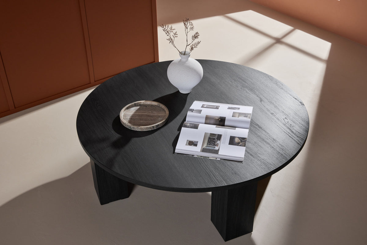 Juno Sofatisch in Schwarz präsentiert im Onlineshop von KAQTU Design AG. Beistelltisch ist von Venture Home