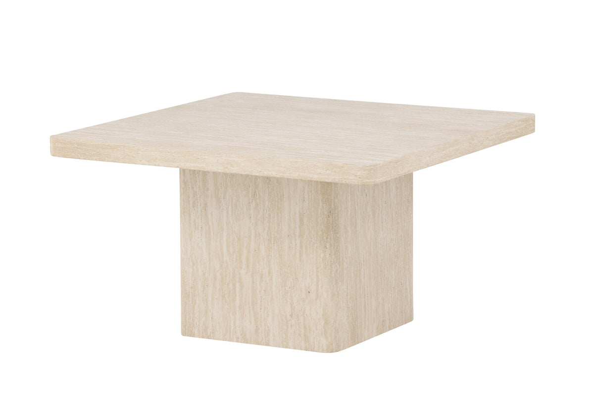 Qvart Sofatisch 80x80 in Beige präsentiert im Onlineshop von KAQTU Design AG. Beistelltisch ist von Venture Home
