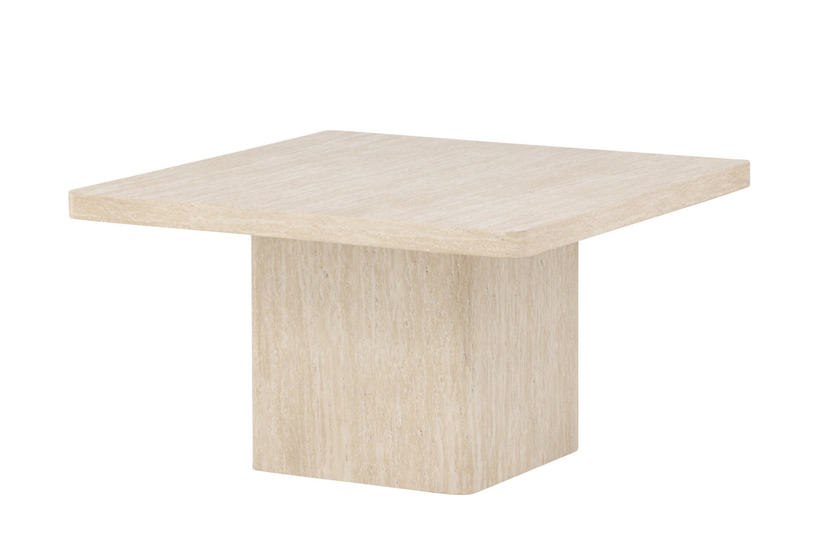 Qvart Sofatisch 80x80 in Beige präsentiert im Onlineshop von KAQTU Design AG. Beistelltisch ist von Venture Home