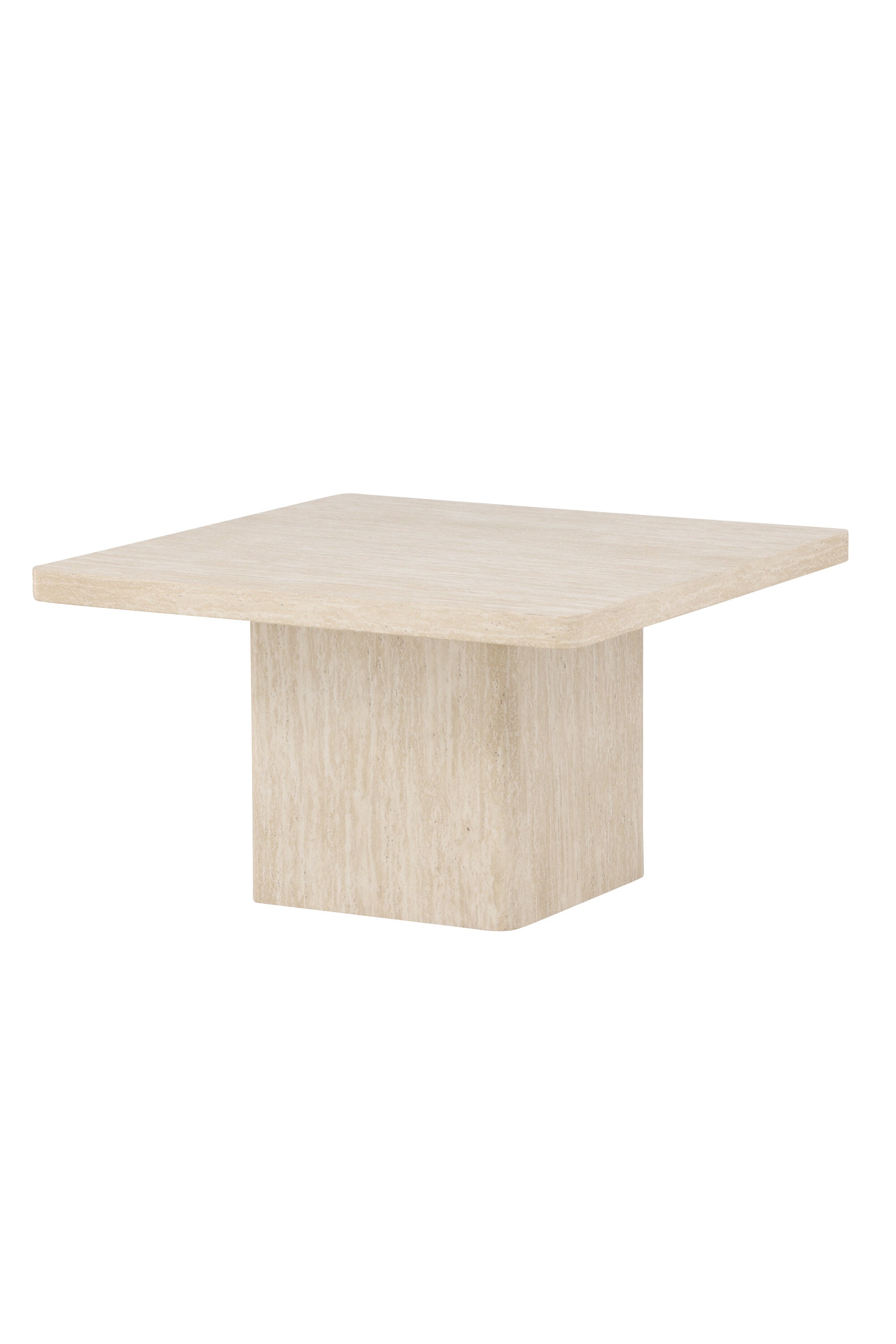 Stilvoller Qvart Sofatisch 80x80 von Venture Home, vielseitig einsetzbar, aus langlebigem MDF, ideal für jedes Wohnambiente.