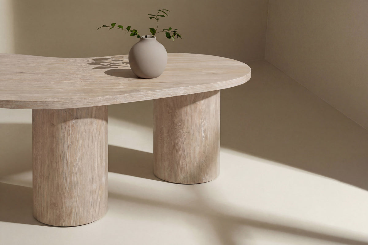 Megg Sofatische in Natur präsentiert im Onlineshop von KAQTU Design AG. Couchtisch ist von Venture Home