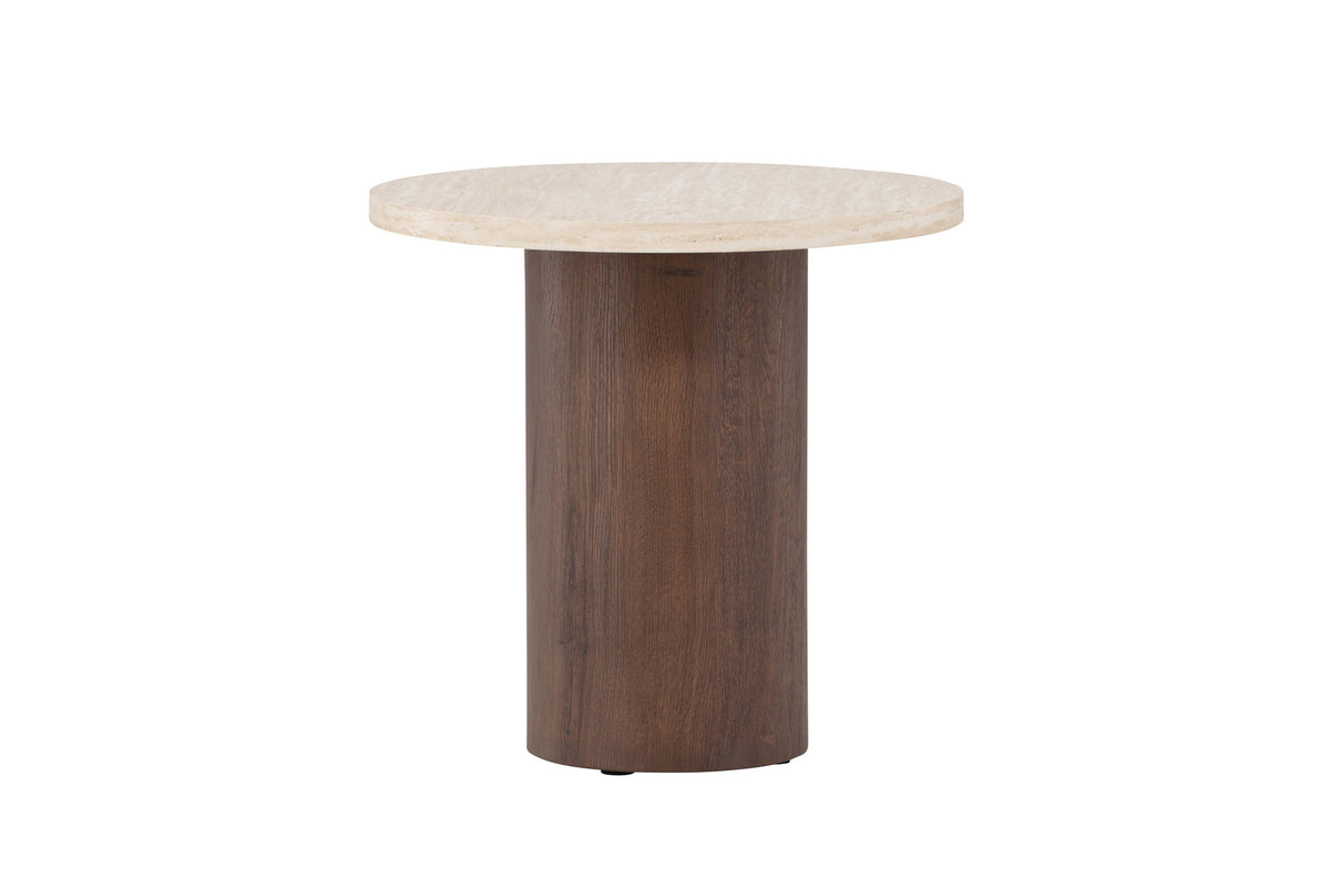 Megg Sofatisch ø50 in Beige präsentiert im Onlineshop von KAQTU Design AG. Beistelltisch ist von Venture Home