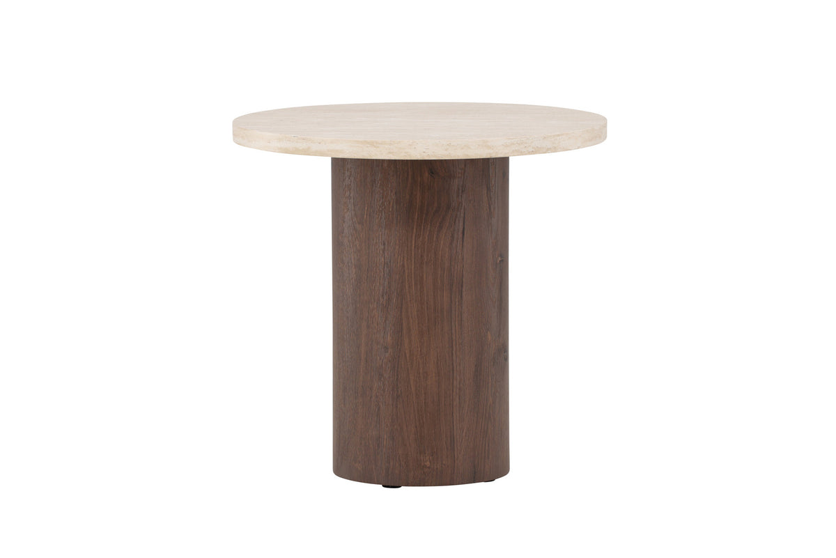 Megg Sofatisch ø50 in Beige präsentiert im Onlineshop von KAQTU Design AG. Beistelltisch ist von Venture Home