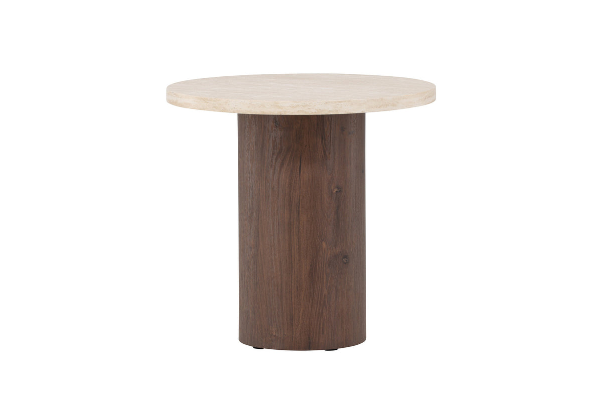 Megg Sofatisch ø50 in Beige präsentiert im Onlineshop von KAQTU Design AG. Beistelltisch ist von Venture Home