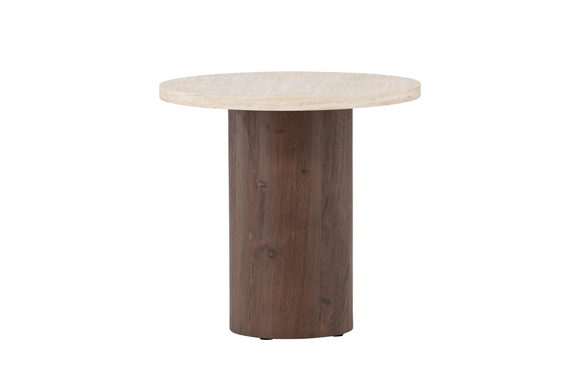Megg Sofatisch ø50 in Beige präsentiert im Onlineshop von KAQTU Design AG. Beistelltisch ist von Venture Home