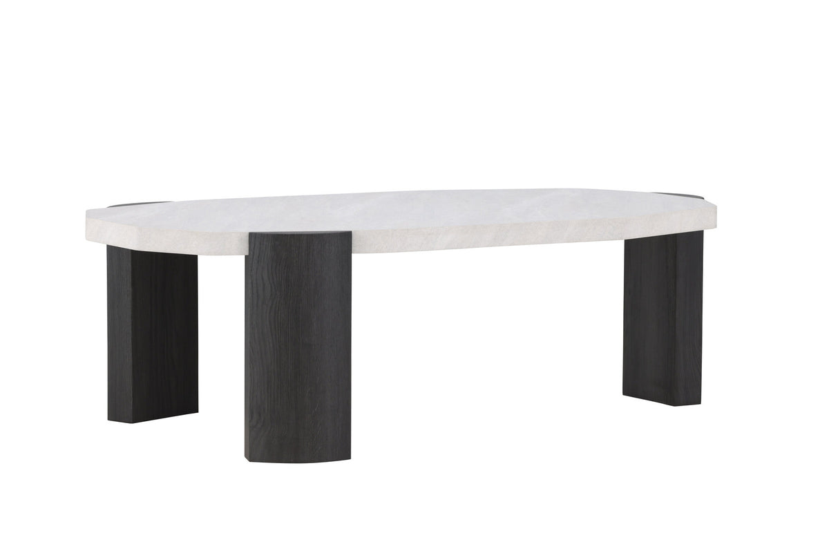 Kres Sofatisch 125x70.5 in Beige präsentiert im Onlineshop von KAQTU Design AG. Beistelltisch ist von Venture Home