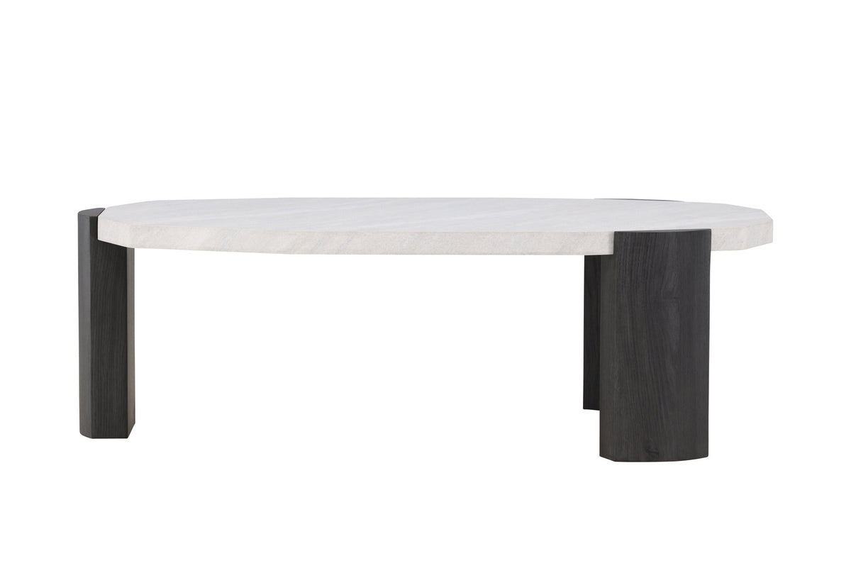 Kres Sofatisch 125x70.5 in Beige präsentiert im Onlineshop von KAQTU Design AG. Beistelltisch ist von Venture Home