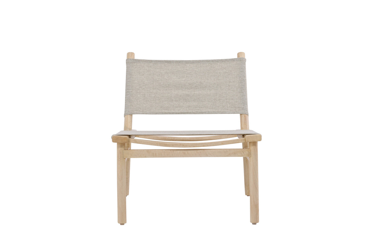 Millo Lounge Stuhl in Natur präsentiert im Onlineshop von KAQTU Design AG. Sessel ist von Venture Home
