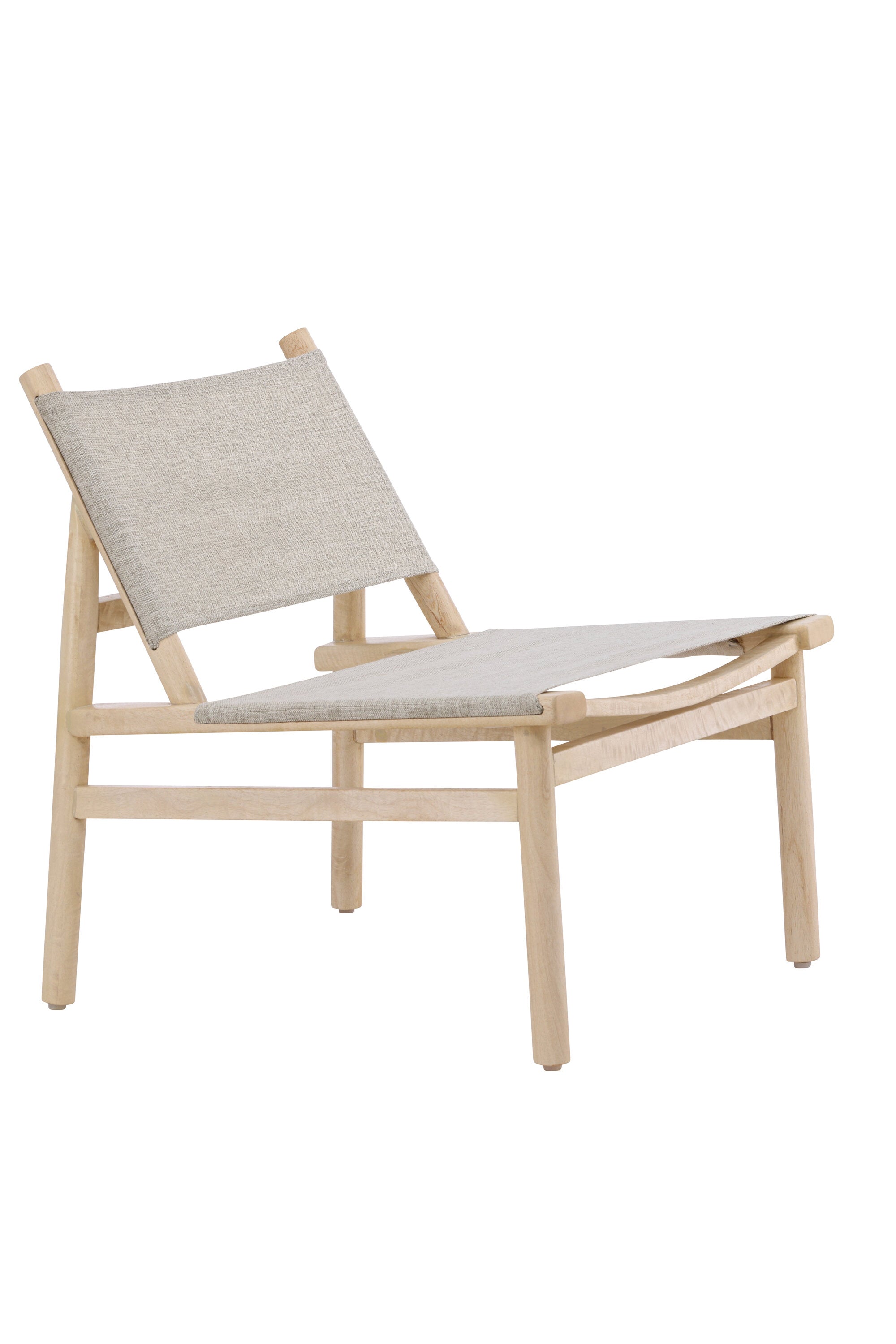 Millo Lounge Stuhl in Natur präsentiert im Onlineshop von KAQTU Design AG. Sessel ist von Venture Home