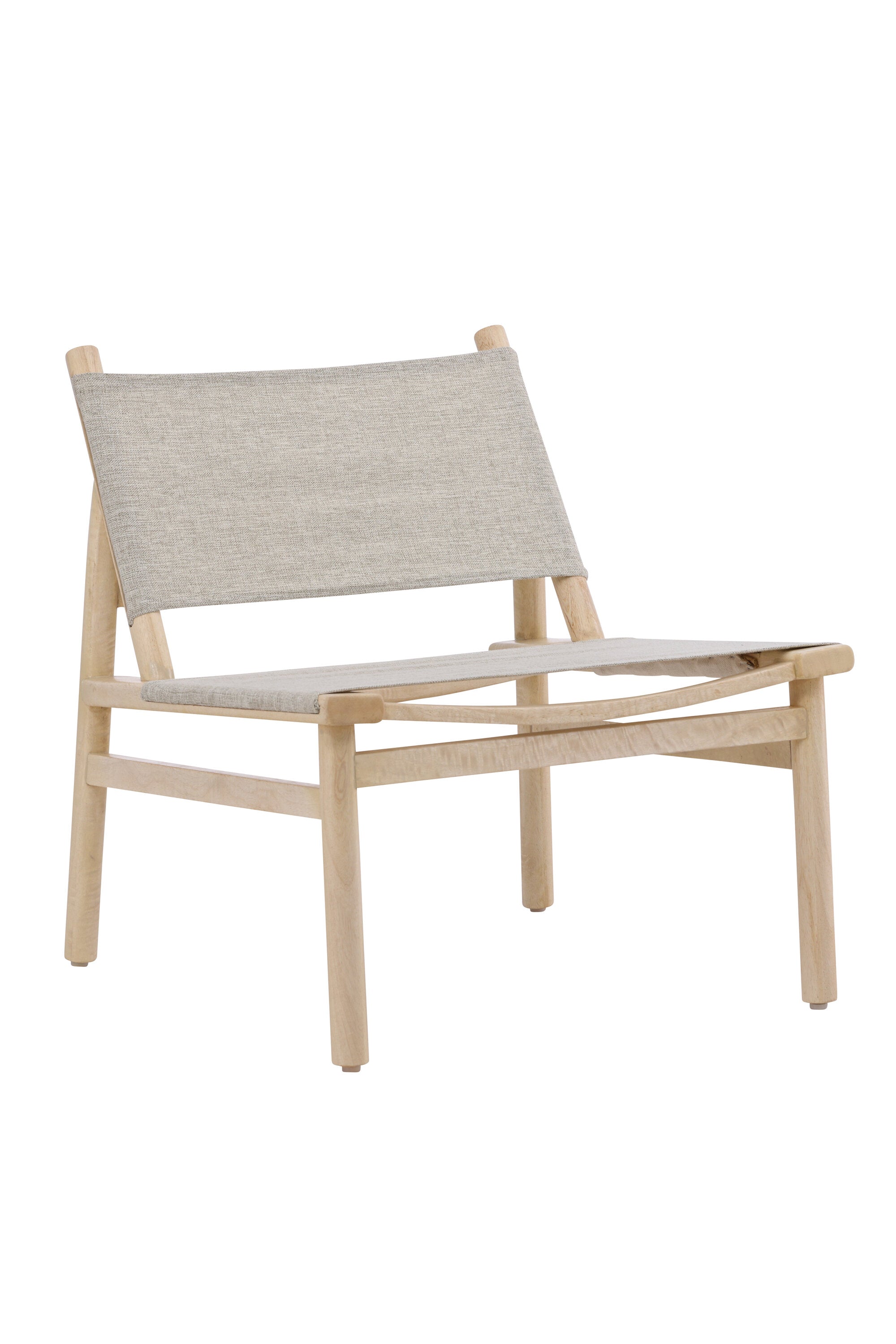 Millo Lounge Stuhl in Natur präsentiert im Onlineshop von KAQTU Design AG. Sessel ist von Venture Home