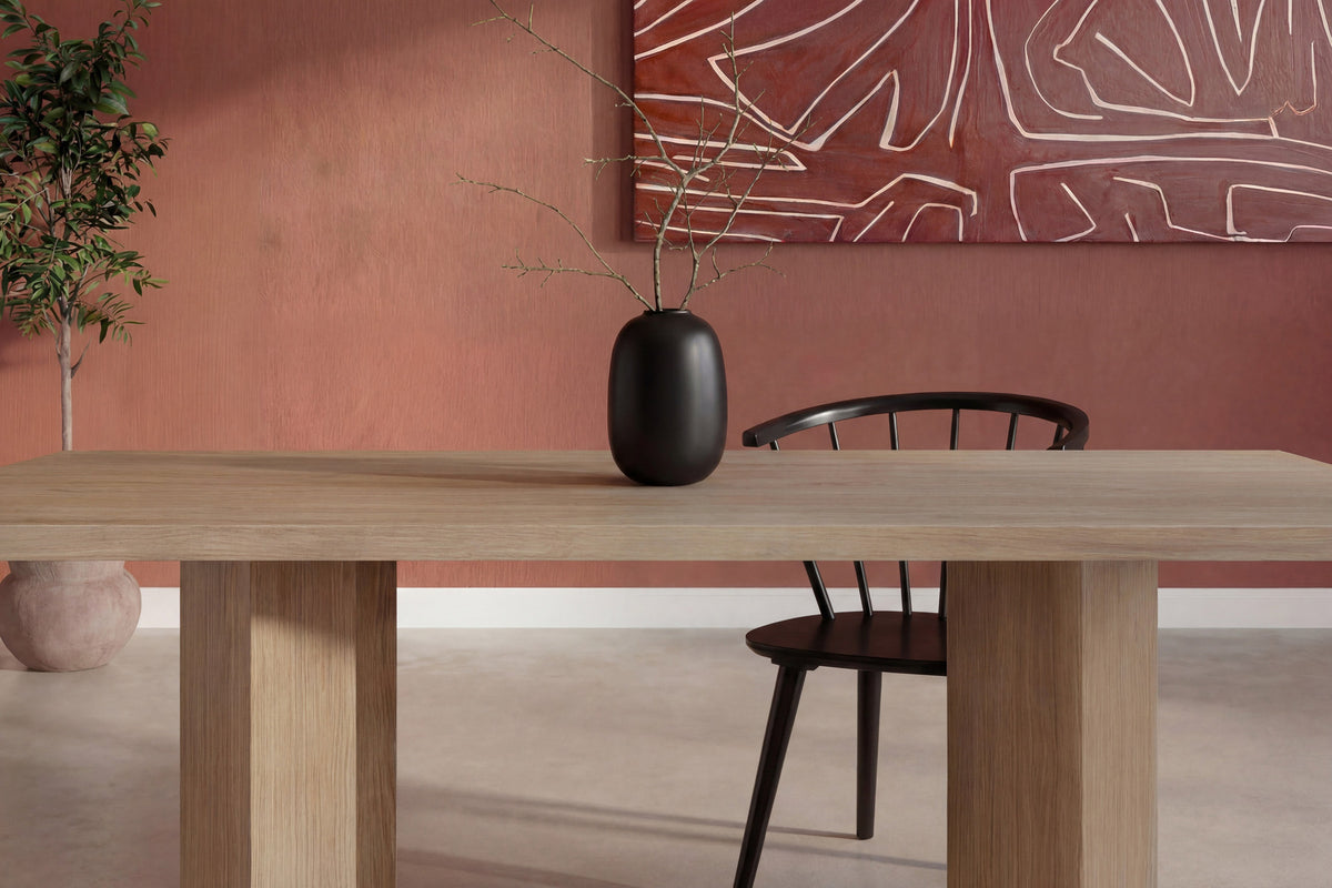 Lillehammer Rechteckiger Esstisch in Natur präsentiert im Onlineshop von KAQTU Design AG. Esstisch ist von Venture Home
