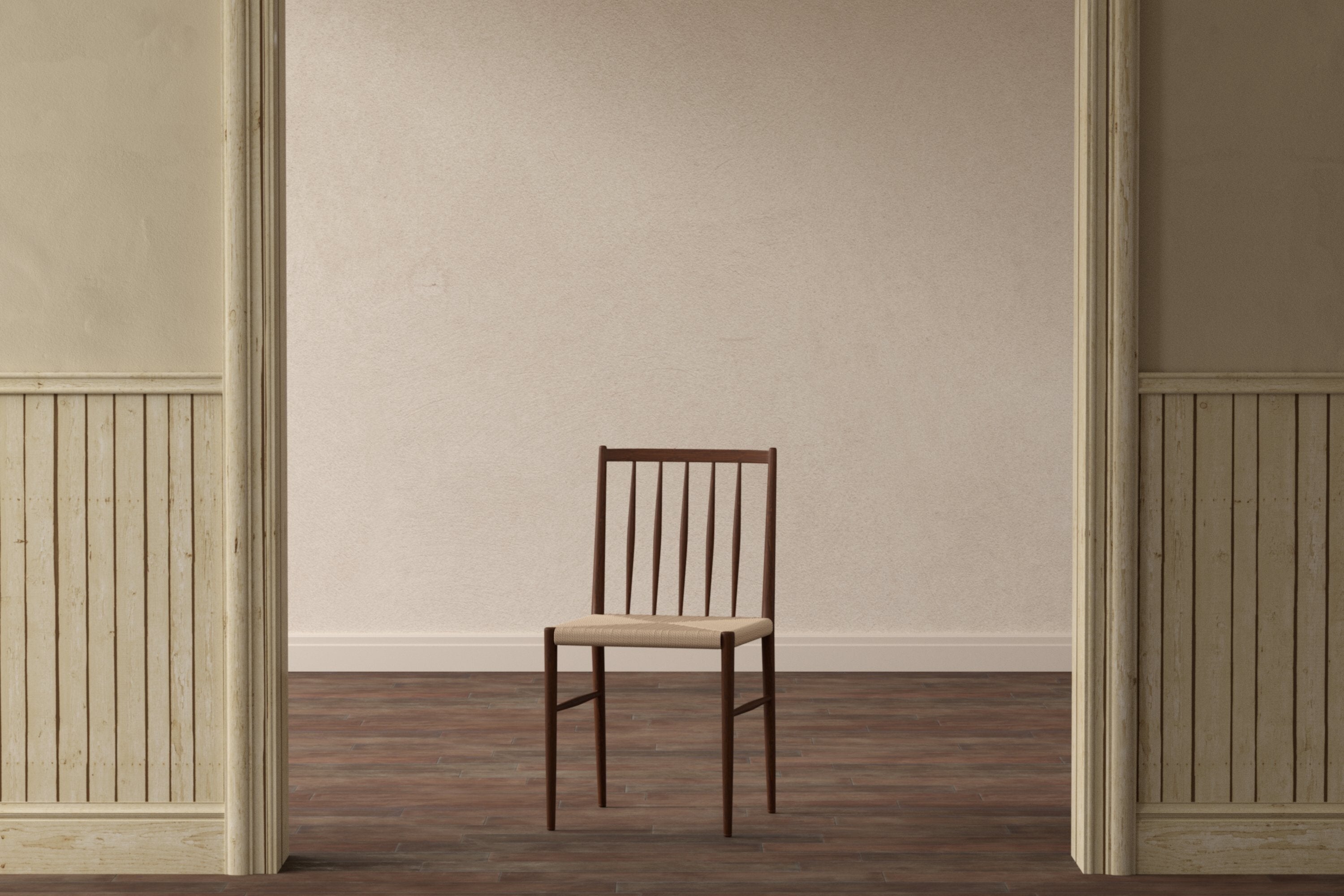 Enes Esszimmerstuhl in Mokka präsentiert im Onlineshop von KAQTU Design AG. Stuhl ist von Venture Home