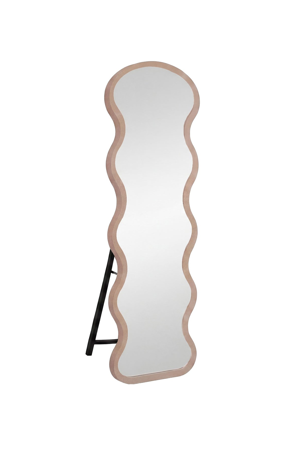 Großer Spiegel in Beige präsentiert im Onlineshop von KAQTU Design AG. Spiegel ist von Venture Home