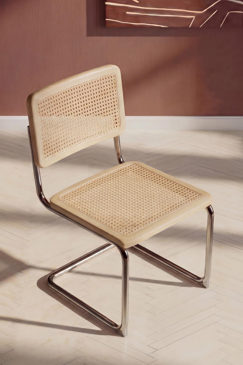 Robert Esszimmerstuhl in Natur präsentiert im Onlineshop von KAQTU Design AG. Gartenstuhl mit Armlehnen ist von Venture Home