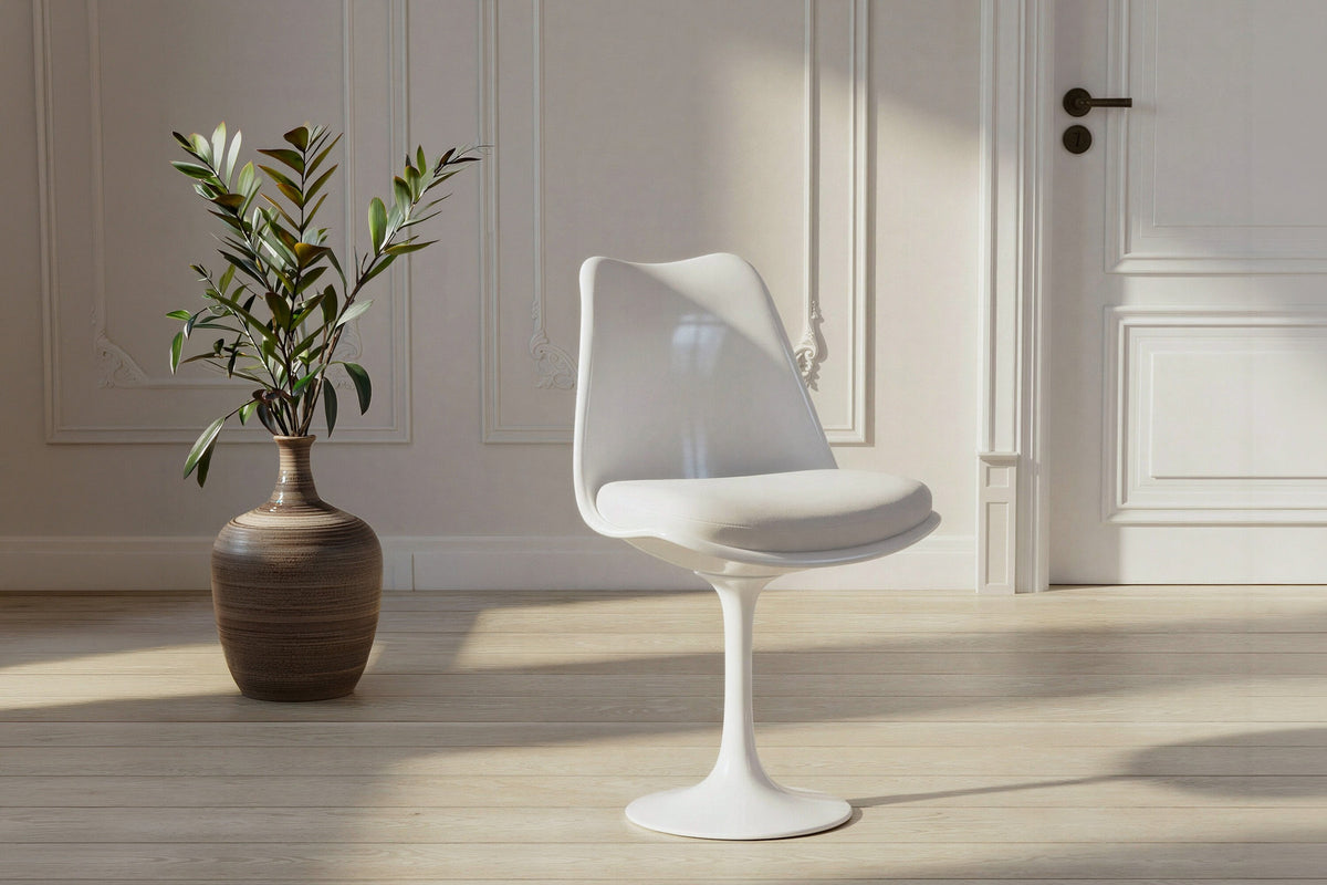 Hamden Esszimmerstuhl in Weiss präsentiert im Onlineshop von KAQTU Design AG. Stuhl ist von Venture Home