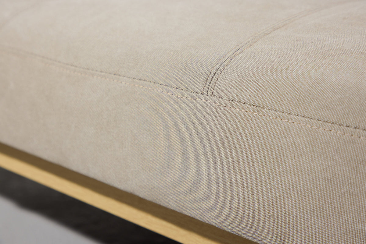 Bodil Folding Bed in Beige präsentiert im Onlineshop von KAQTU Design AG. Bettsofa ist von Venture Home