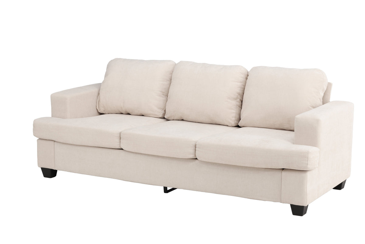Sani 3-Sitzer-Sofa in Greige präsentiert im Onlineshop von KAQTU Design AG. 3er Sofa ist von Venture Home