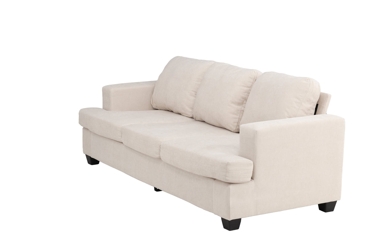 Sani 3-Sitzer-Sofa in Greige präsentiert im Onlineshop von KAQTU Design AG. 3er Sofa ist von Venture Home