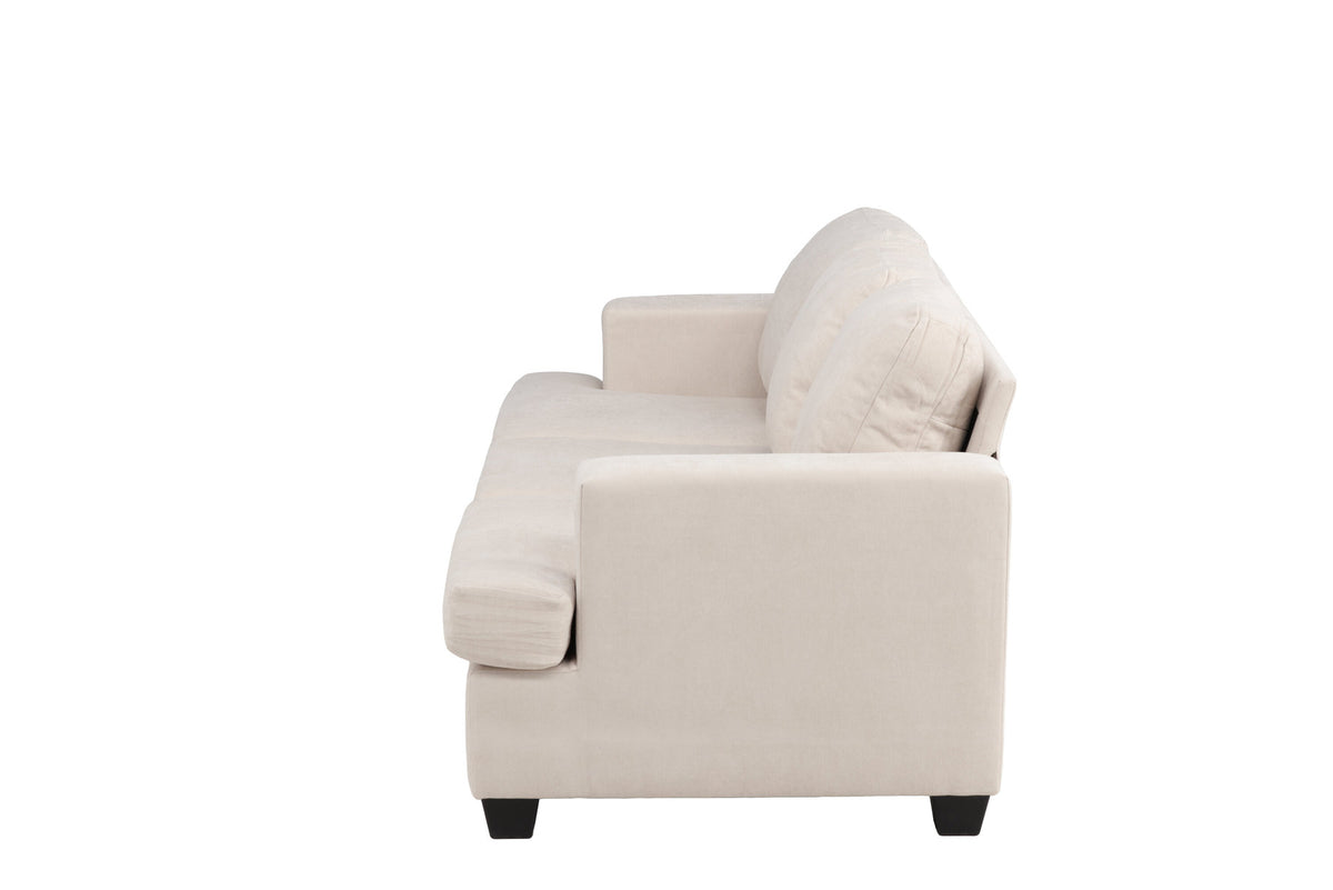 Sani 3-Sitzer-Sofa in Greige präsentiert im Onlineshop von KAQTU Design AG. 3er Sofa ist von Venture Home