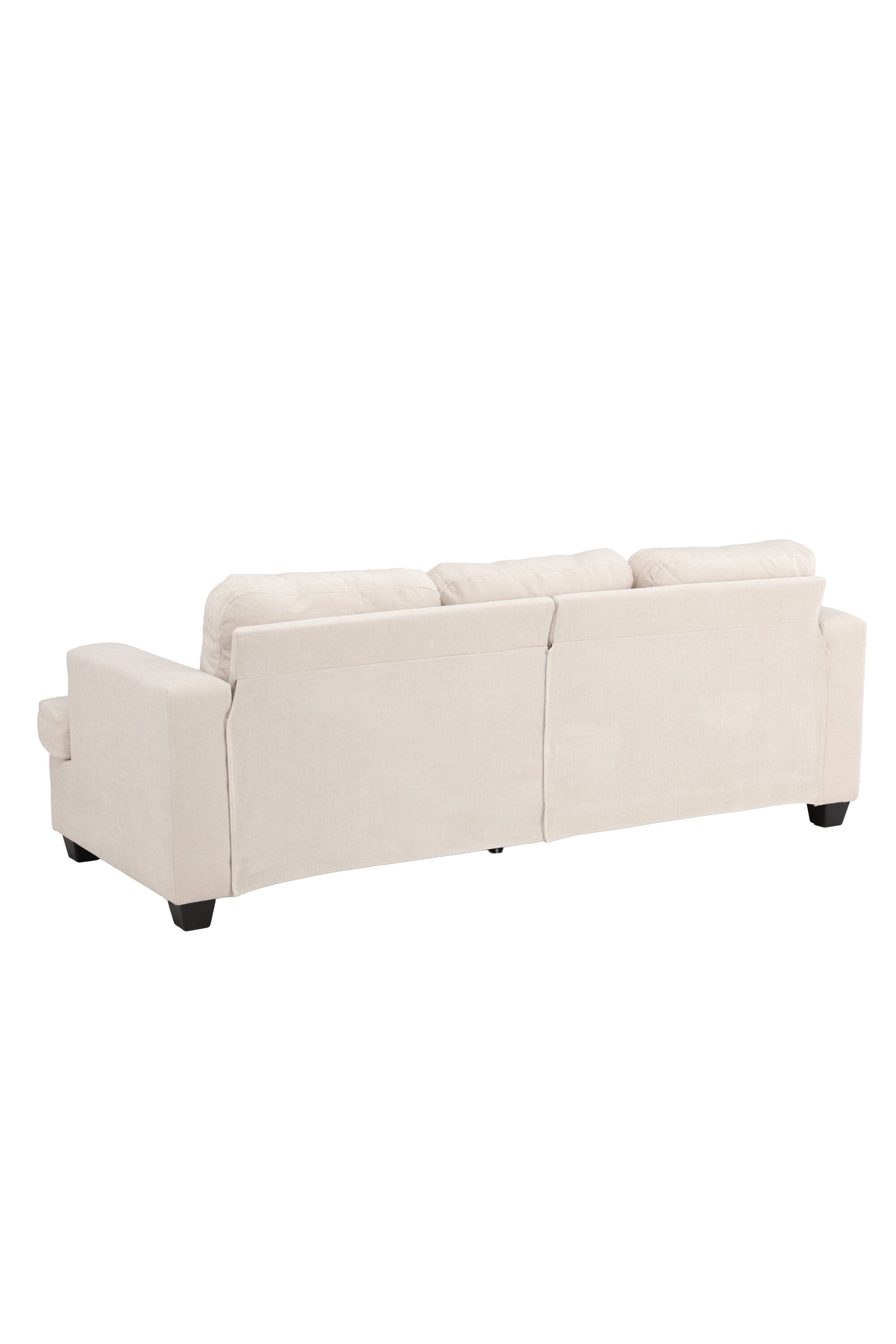 Elegantes Sani 3er Sofa in zeitgemäßem Grau, ideal für gemütliche Stunden im Wohnbereich. Robuste Verarbeitung von Venture Home.