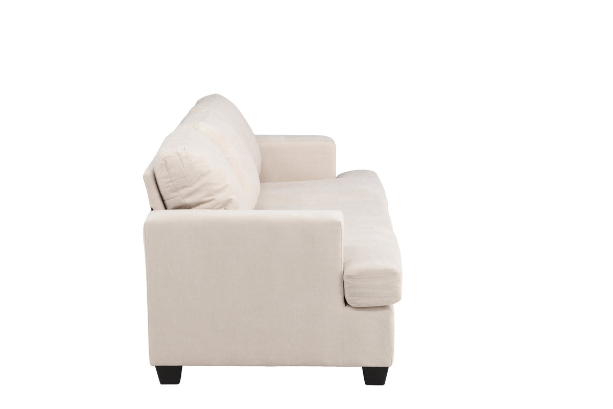 Sani 3-Sitzer-Sofa in Greige präsentiert im Onlineshop von KAQTU Design AG. 3er Sofa ist von Venture Home