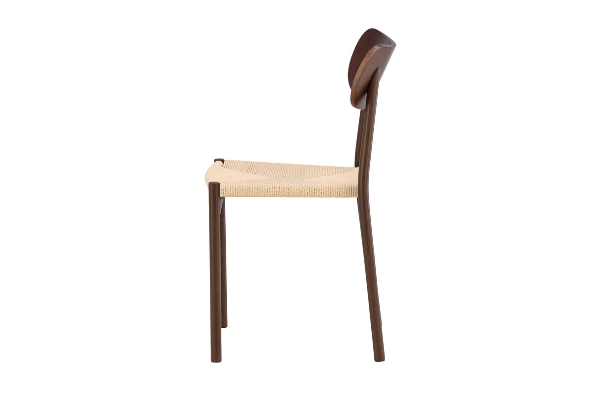 Polly Esszimmerstuhl in Mokka präsentiert im Onlineshop von KAQTU Design AG. Stuhl ist von Venture Home