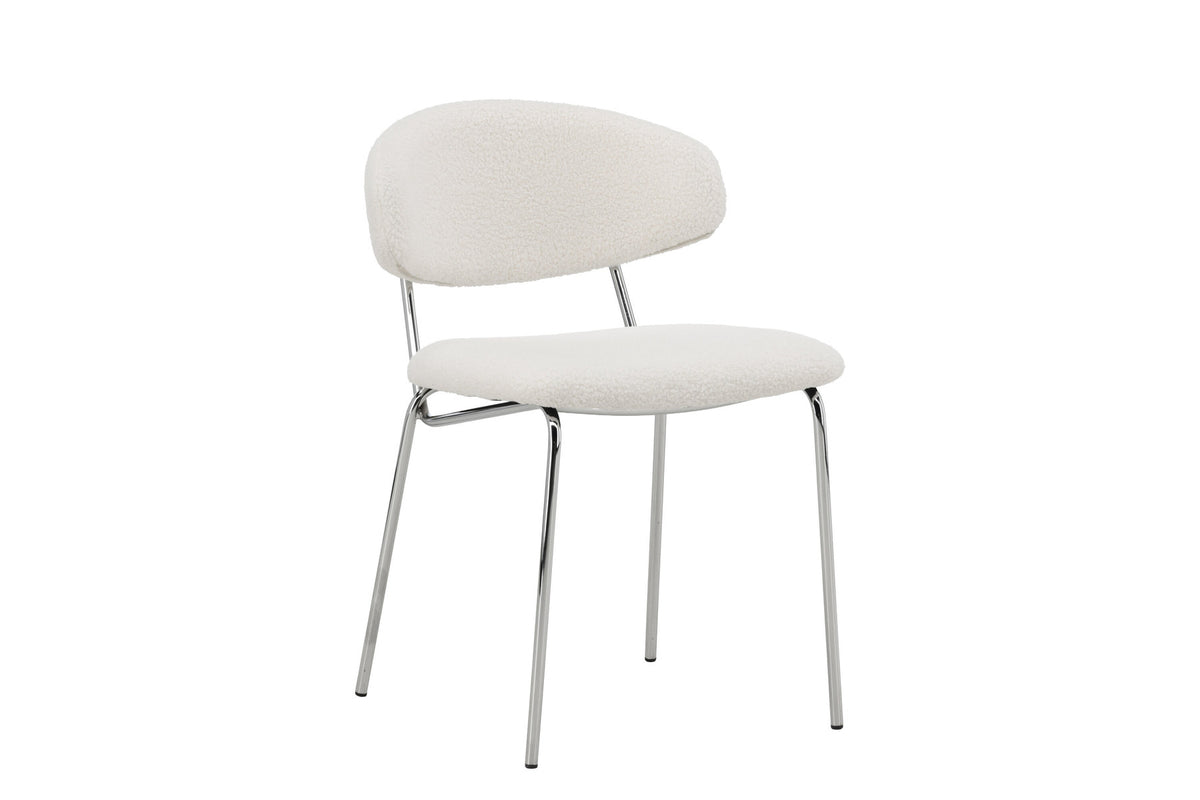 Chico Esszimmerstuhl in Weiß präsentiert im Onlineshop von KAQTU Design AG. Stuhl ist von Venture Home