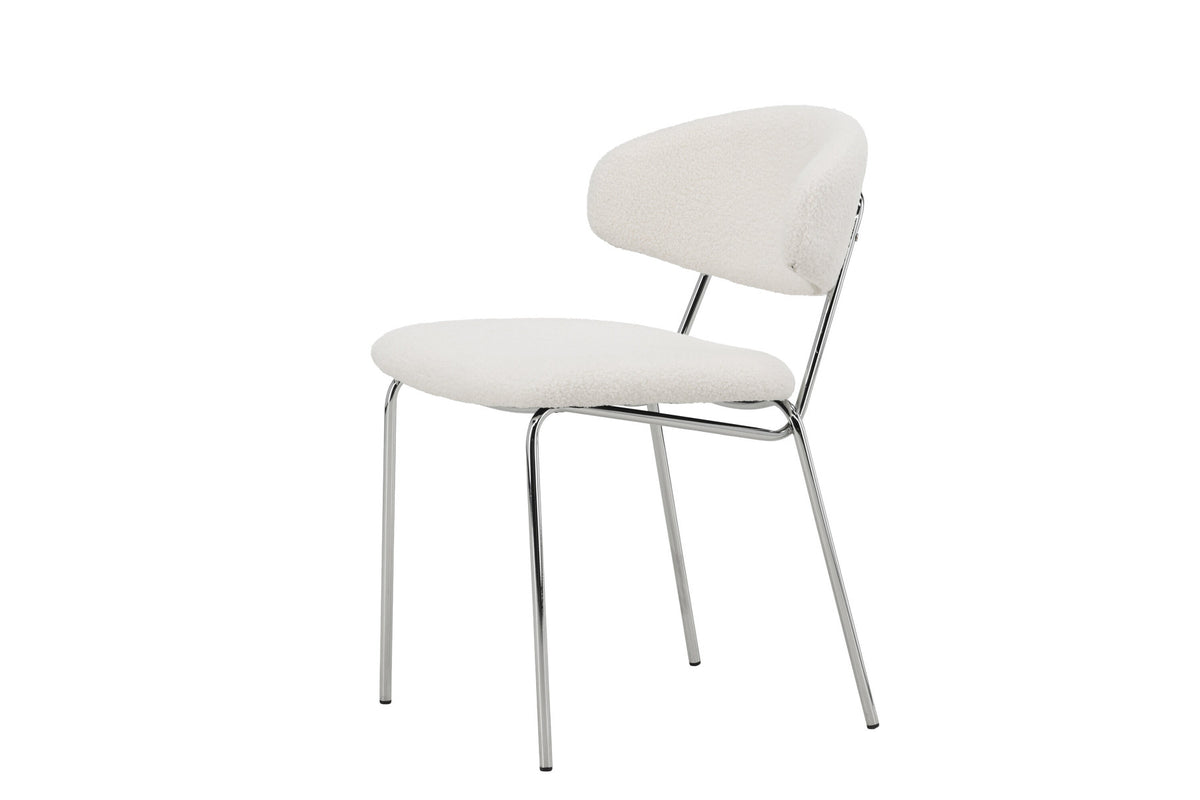 Chico Esszimmerstuhl in Weiß präsentiert im Onlineshop von KAQTU Design AG. Stuhl ist von Venture Home