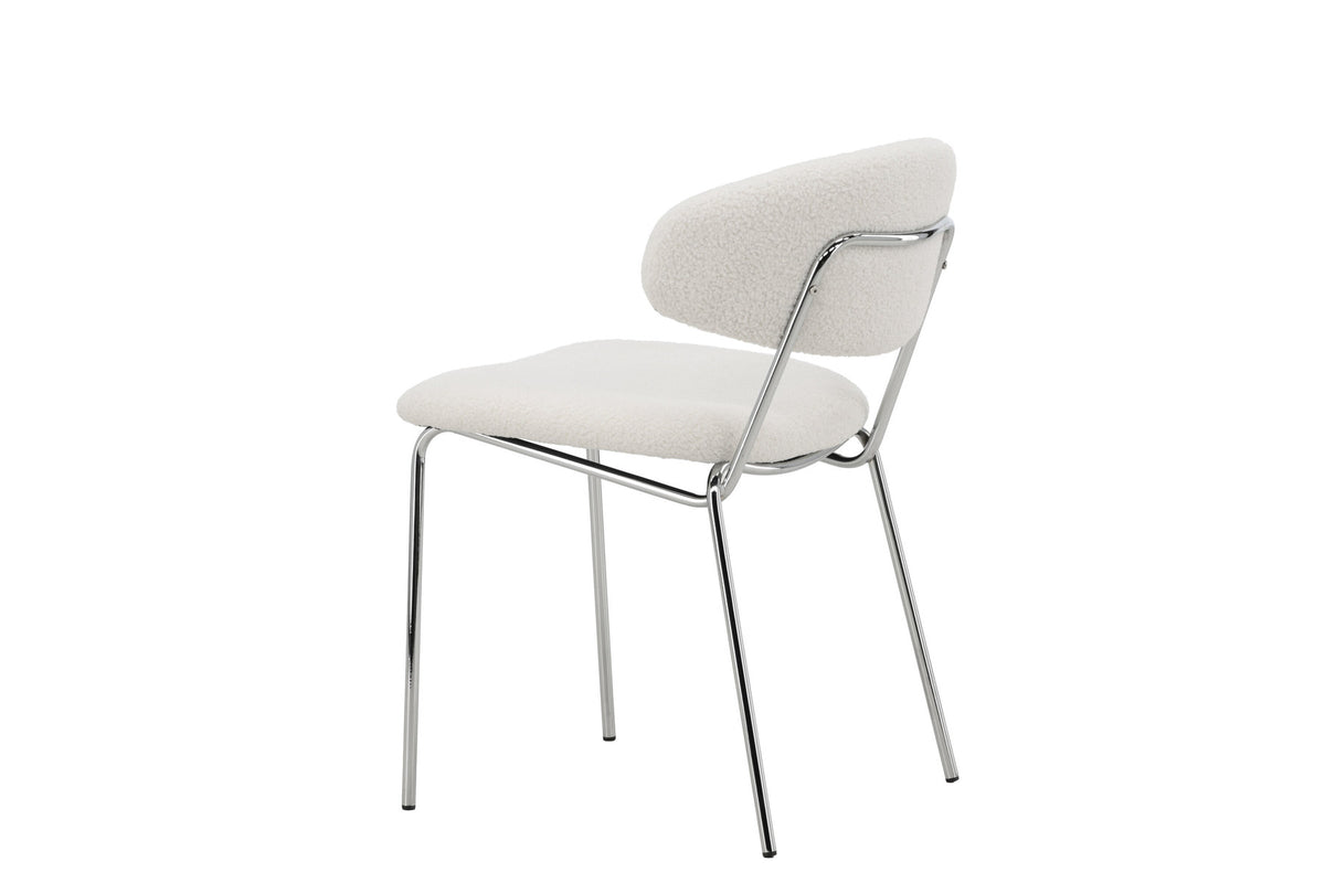 Chico Esszimmerstuhl in Weiß präsentiert im Onlineshop von KAQTU Design AG. Stuhl ist von Venture Home