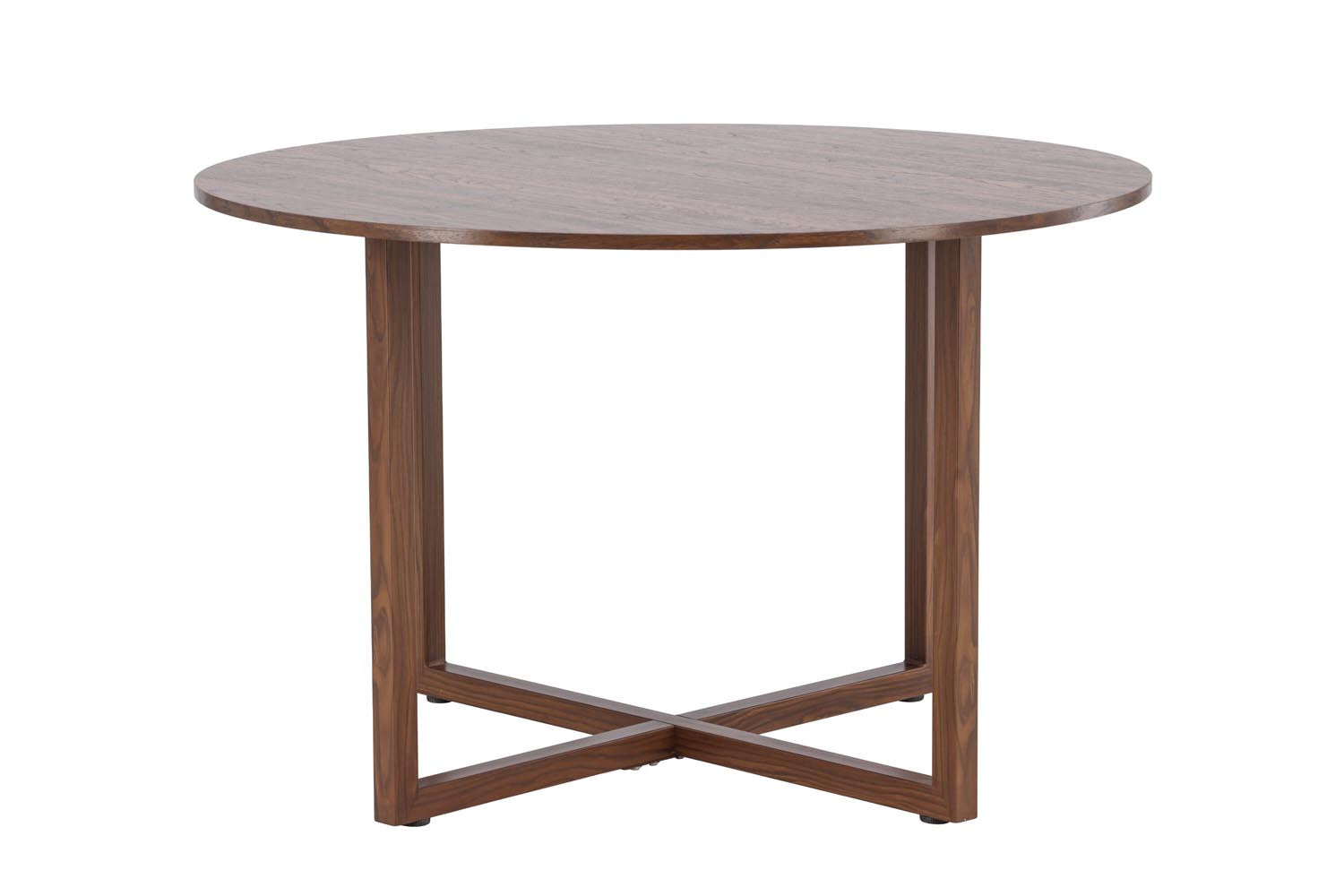 Durango Esstisch rund in Walnuss präsentiert im Onlineshop von KAQTU Design AG. Esstisch ist von Venture Home