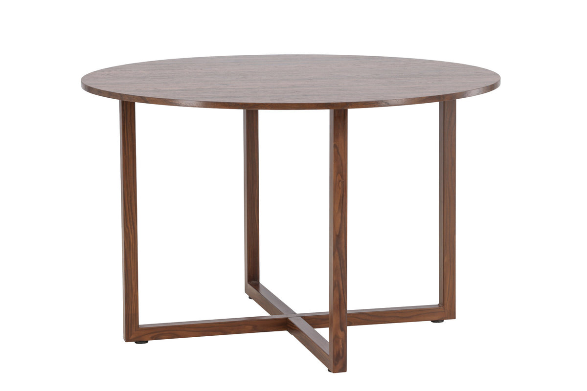 Durango Esstisch rund in Walnuss präsentiert im Onlineshop von KAQTU Design AG. Esstisch ist von Venture Home