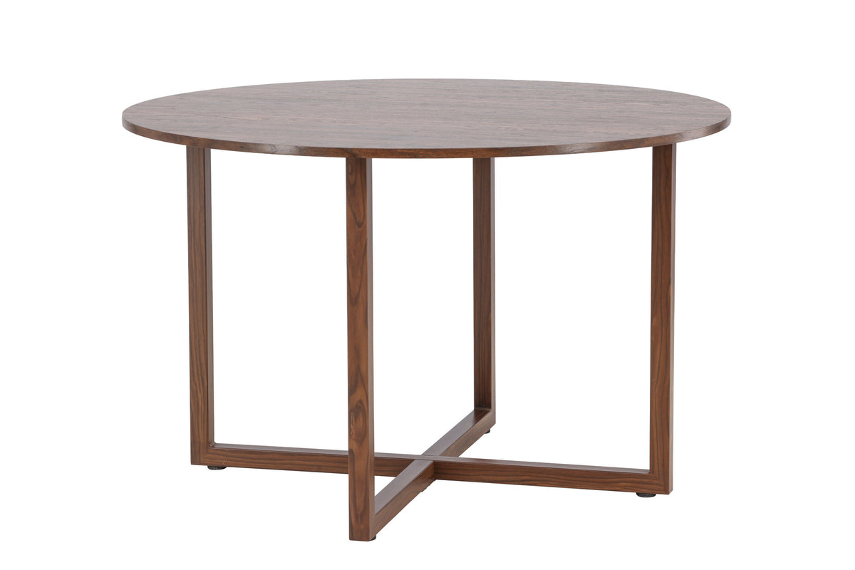 Durango Esstisch rund in Walnuss präsentiert im Onlineshop von KAQTU Design AG. Esstisch ist von Venture Home