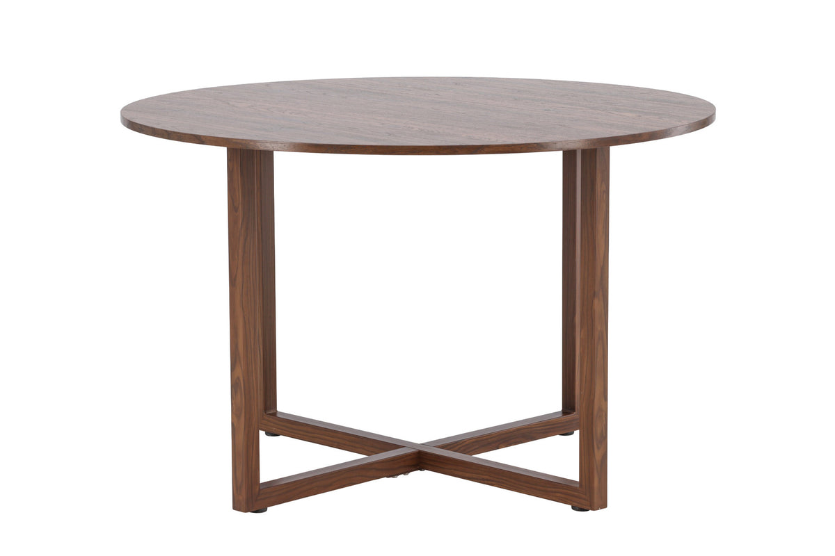 Durango Esstisch rund in Walnuss präsentiert im Onlineshop von KAQTU Design AG. Esstisch ist von Venture Home