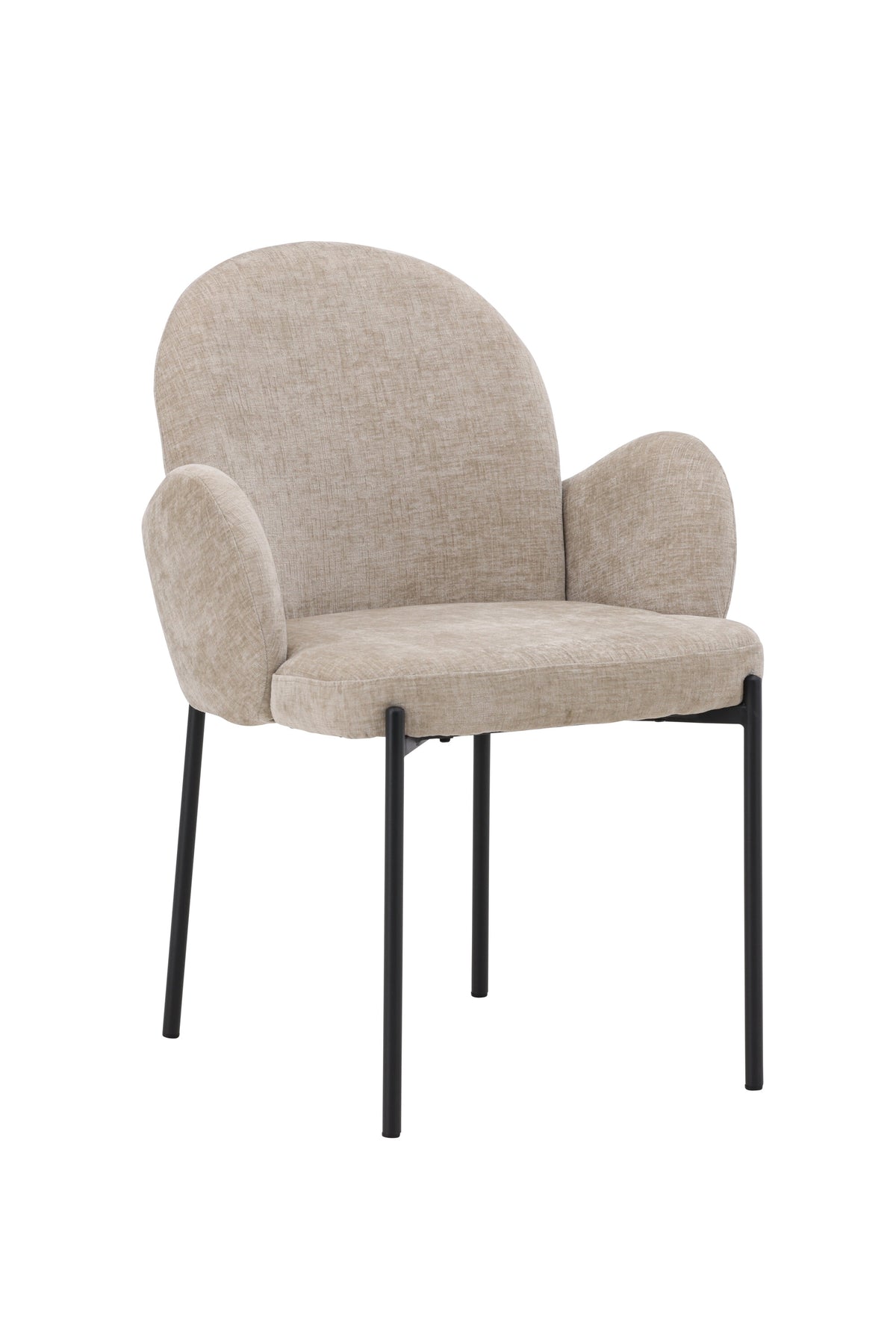 Blom Esszimmerstuhl in Beige präsentiert im Onlineshop von KAQTU Design AG. Stuhl mit Armlehne ist von Venture Home