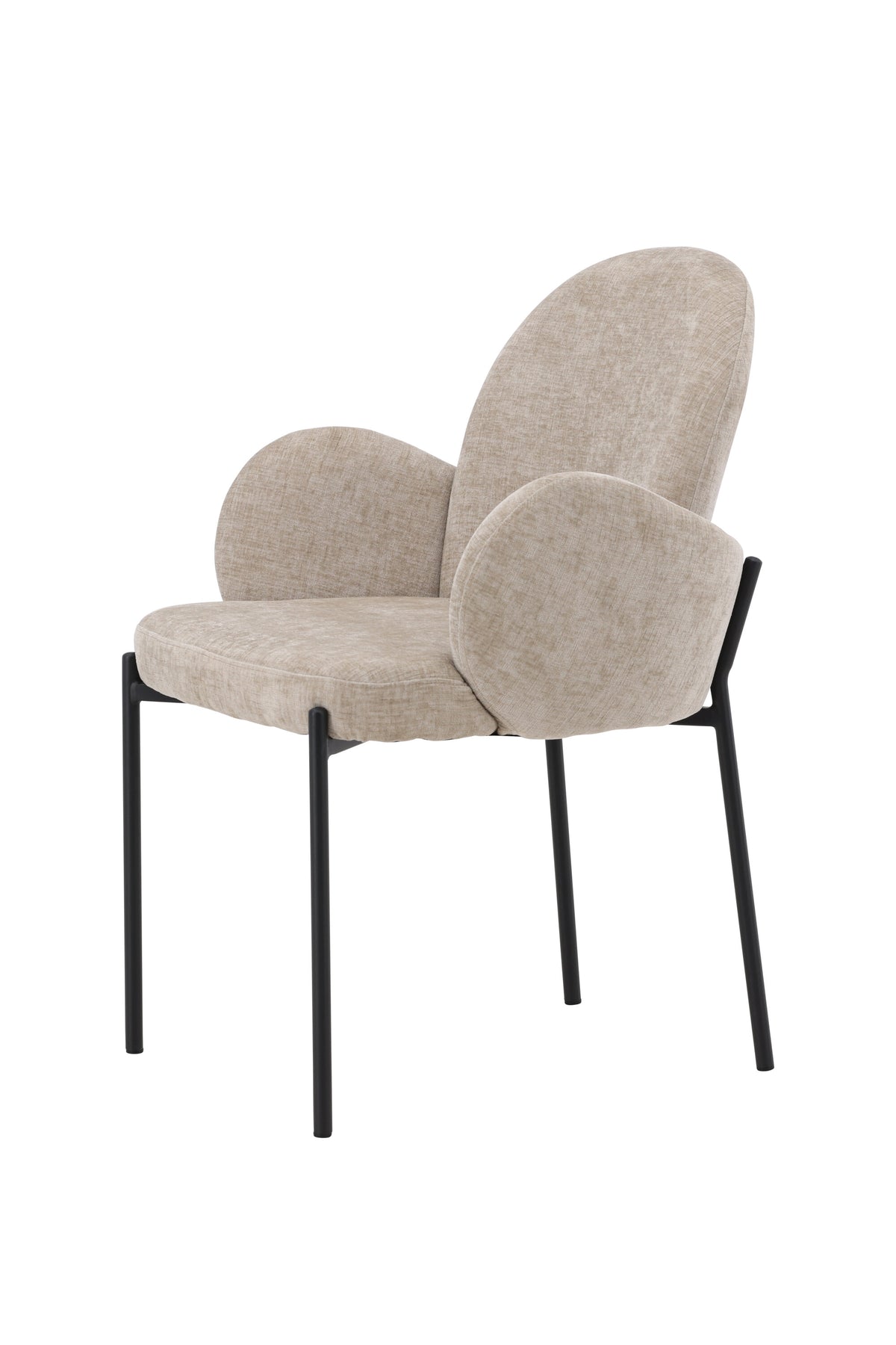 Blom Esszimmerstuhl in Beige präsentiert im Onlineshop von KAQTU Design AG. Stuhl mit Armlehne ist von Venture Home