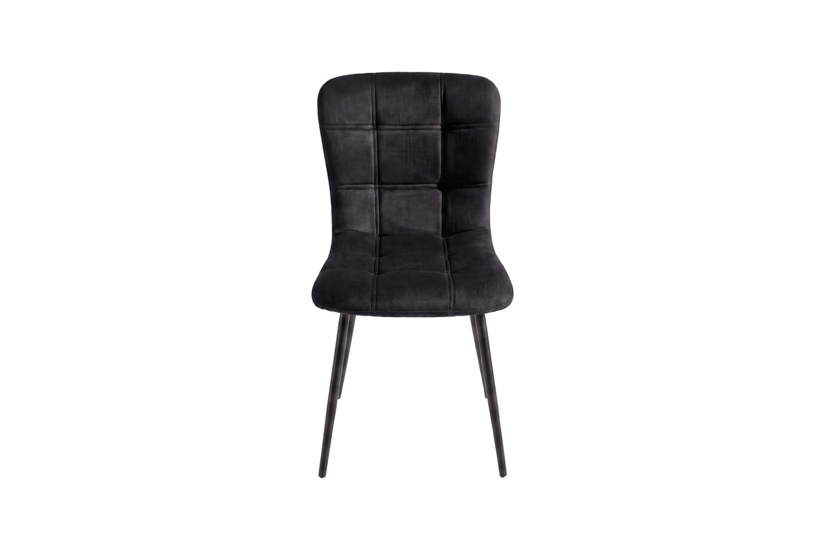 Punsch Esszimmerstuhl in Schwarz präsentiert im Onlineshop von KAQTU Design AG. Stuhl ist von Venture Home