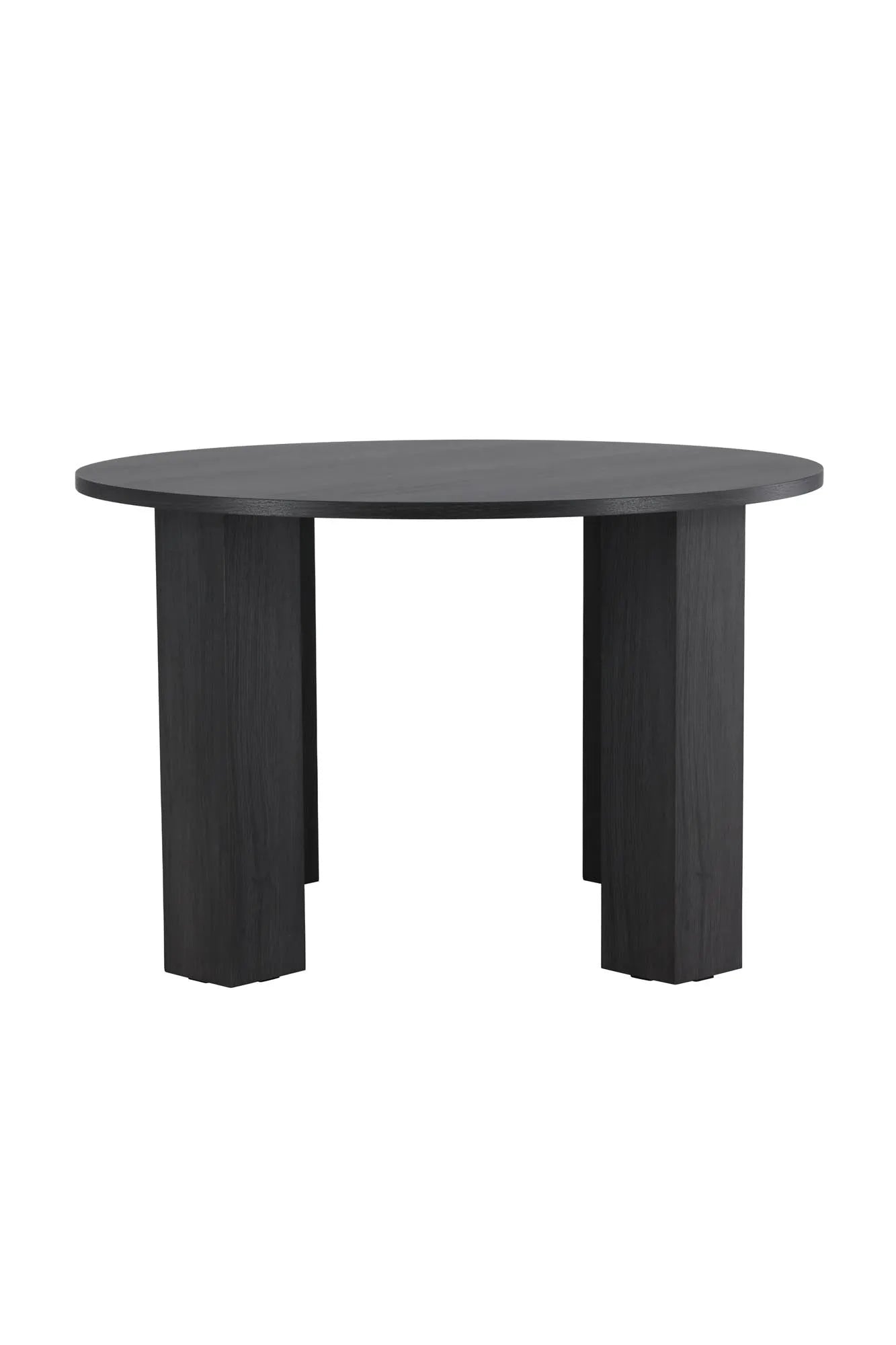 Juno Runder Esstisch in Schwarz präsentiert im Onlineshop von KAQTU Design AG. Esstisch ist von Venture Home