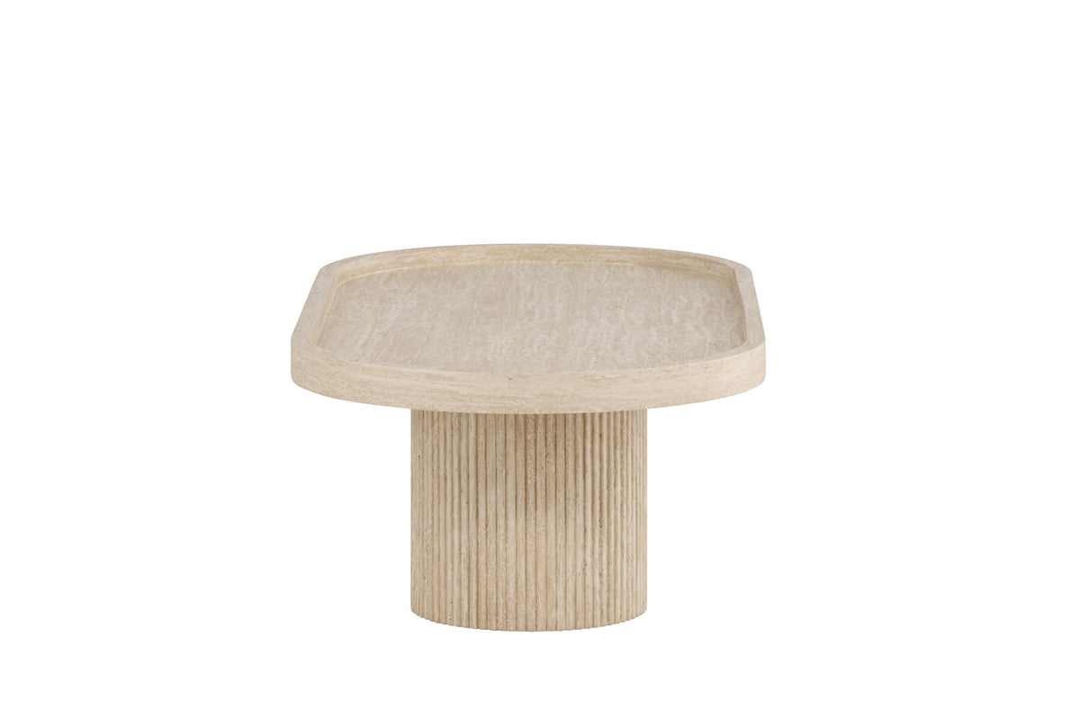 Krille Sofatisch in Beige präsentiert im Onlineshop von KAQTU Design AG. Beistelltisch ist von Venture Home