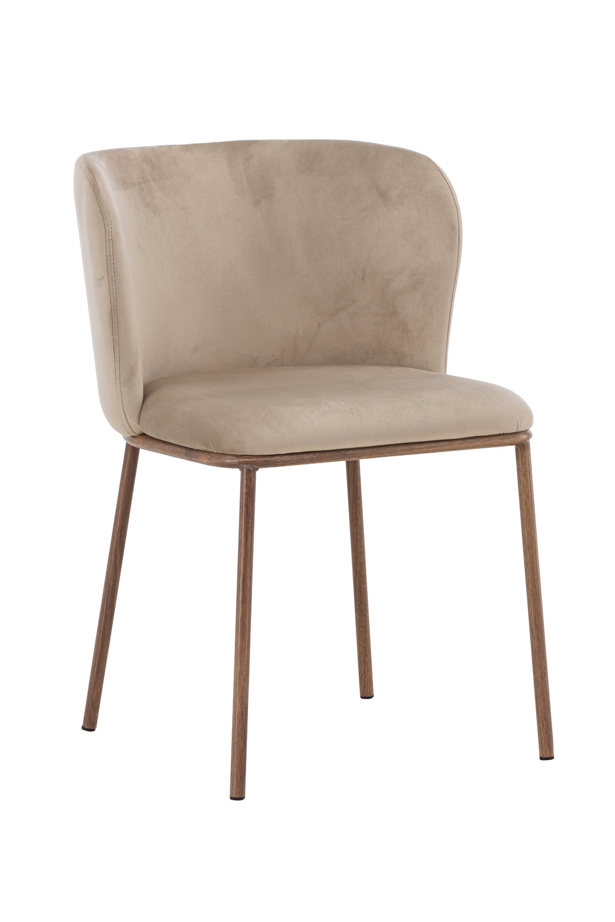 Edina Esszimmerstuhl in Beige präsentiert im Onlineshop von KAQTU Design AG. Stuhl ist von Venture Home