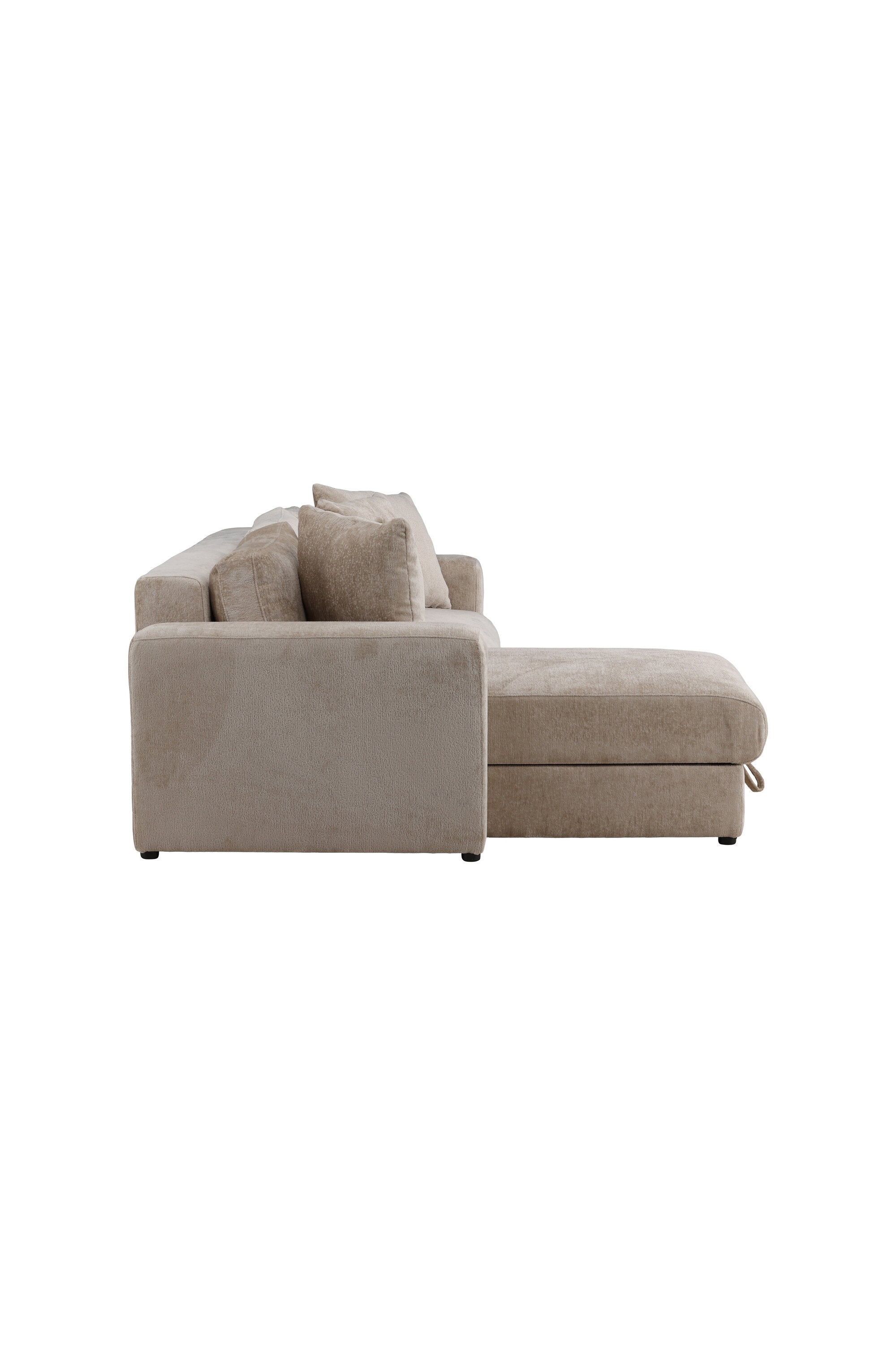 Bellman verstellbares Bett in Beige präsentiert im Onlineshop von KAQTU Design AG. L-Sofa rechts ist von Venture Home